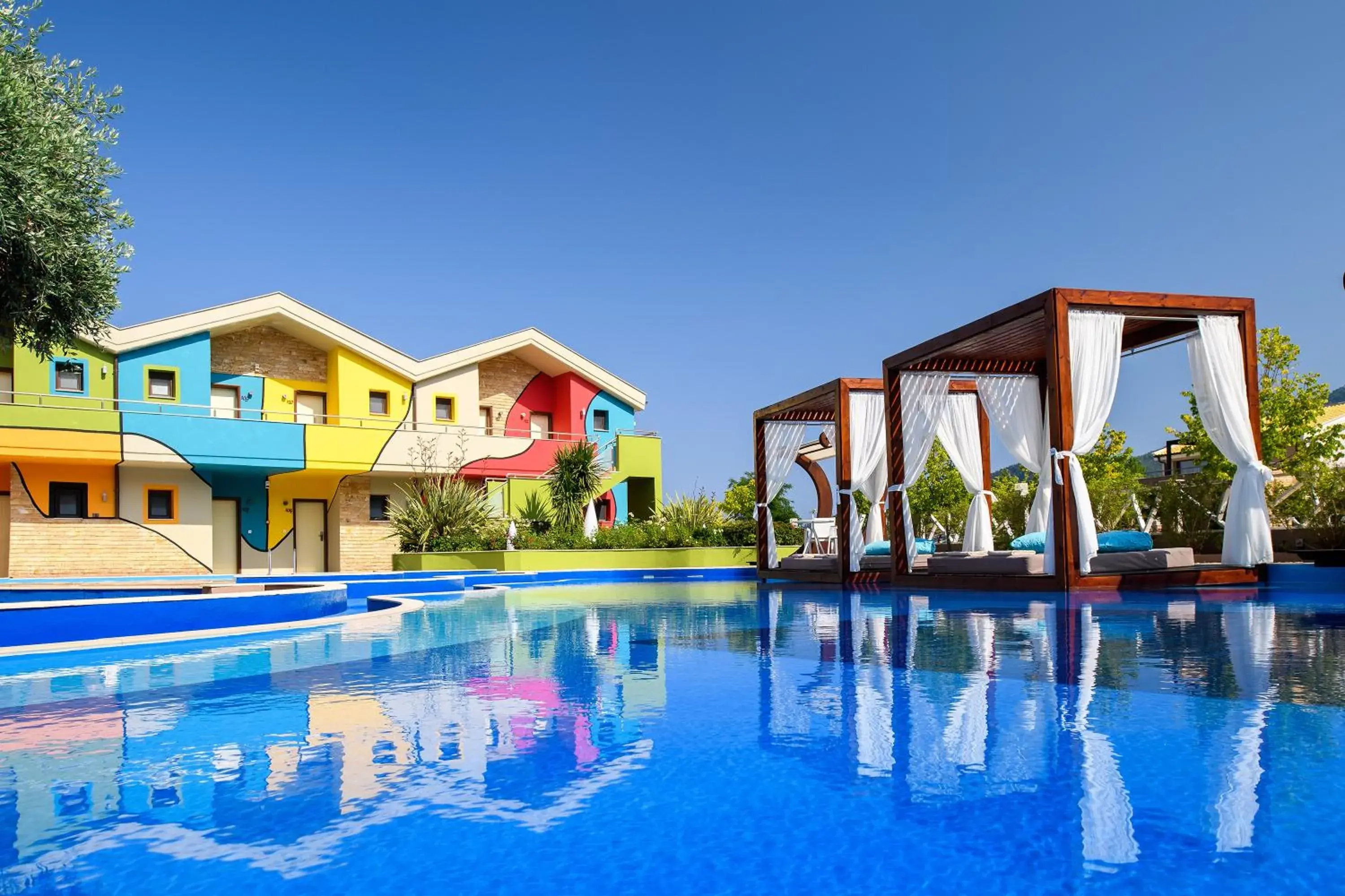 Pool view in Alexandra Golden Boutique Hotel-Adults Only Pool view in Alexandra Golden Boutique Hotel-Adults Only