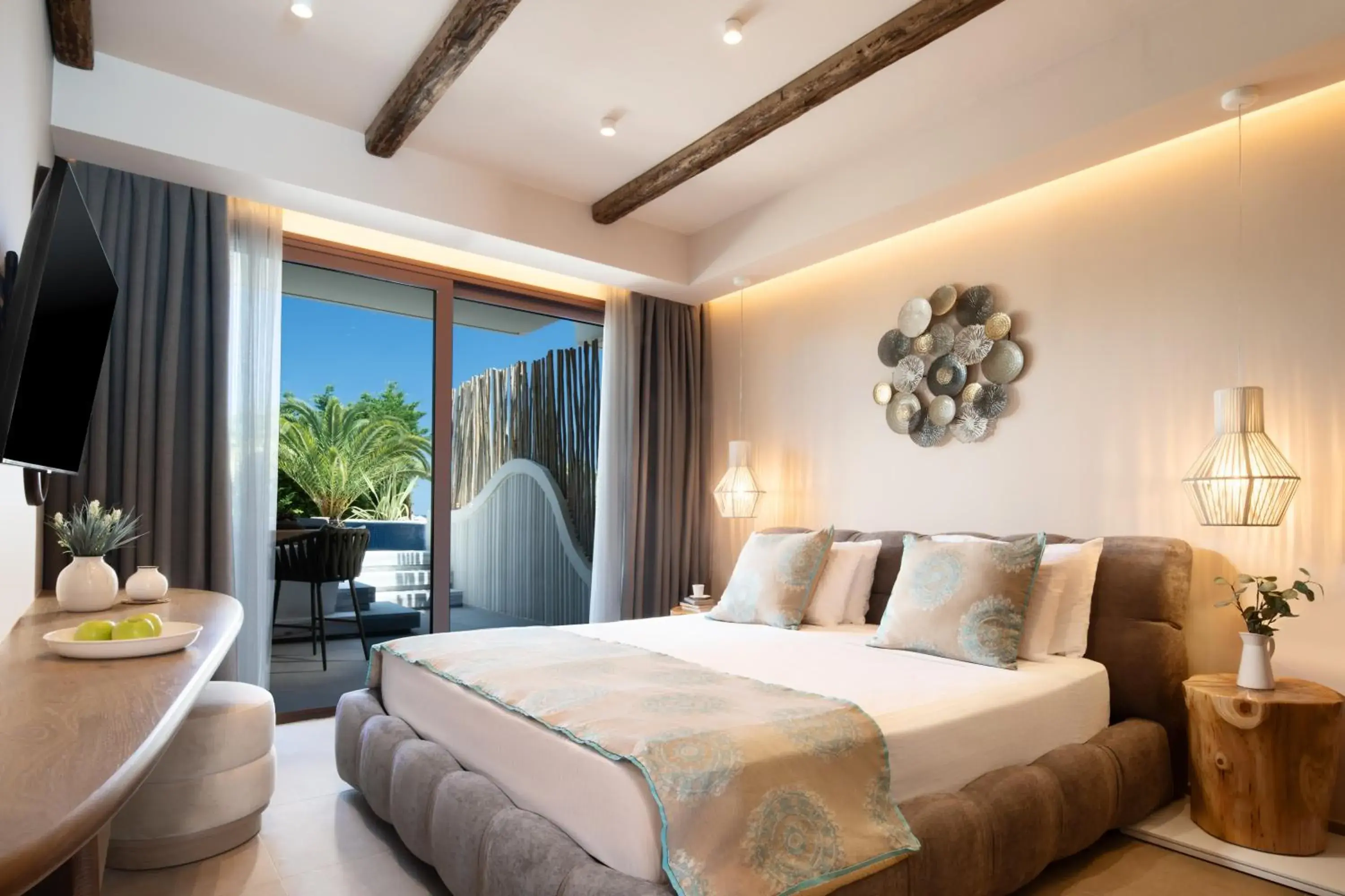 Bed in Alexandra Golden Boutique Hotel-Adults Only Bed in Alexandra Golden Boutique Hotel-Adults Only