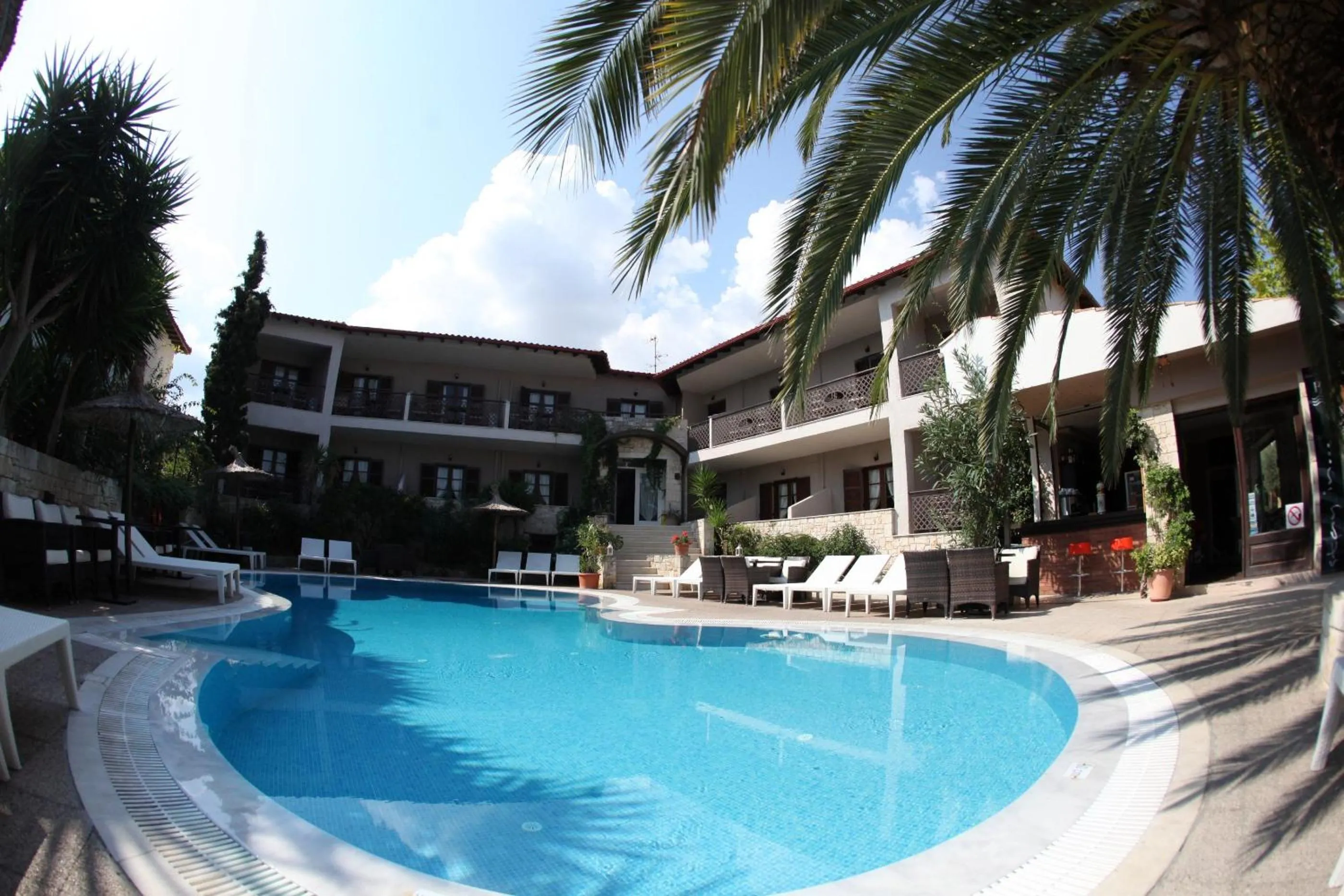 Swimming pool in Stamos Hotel