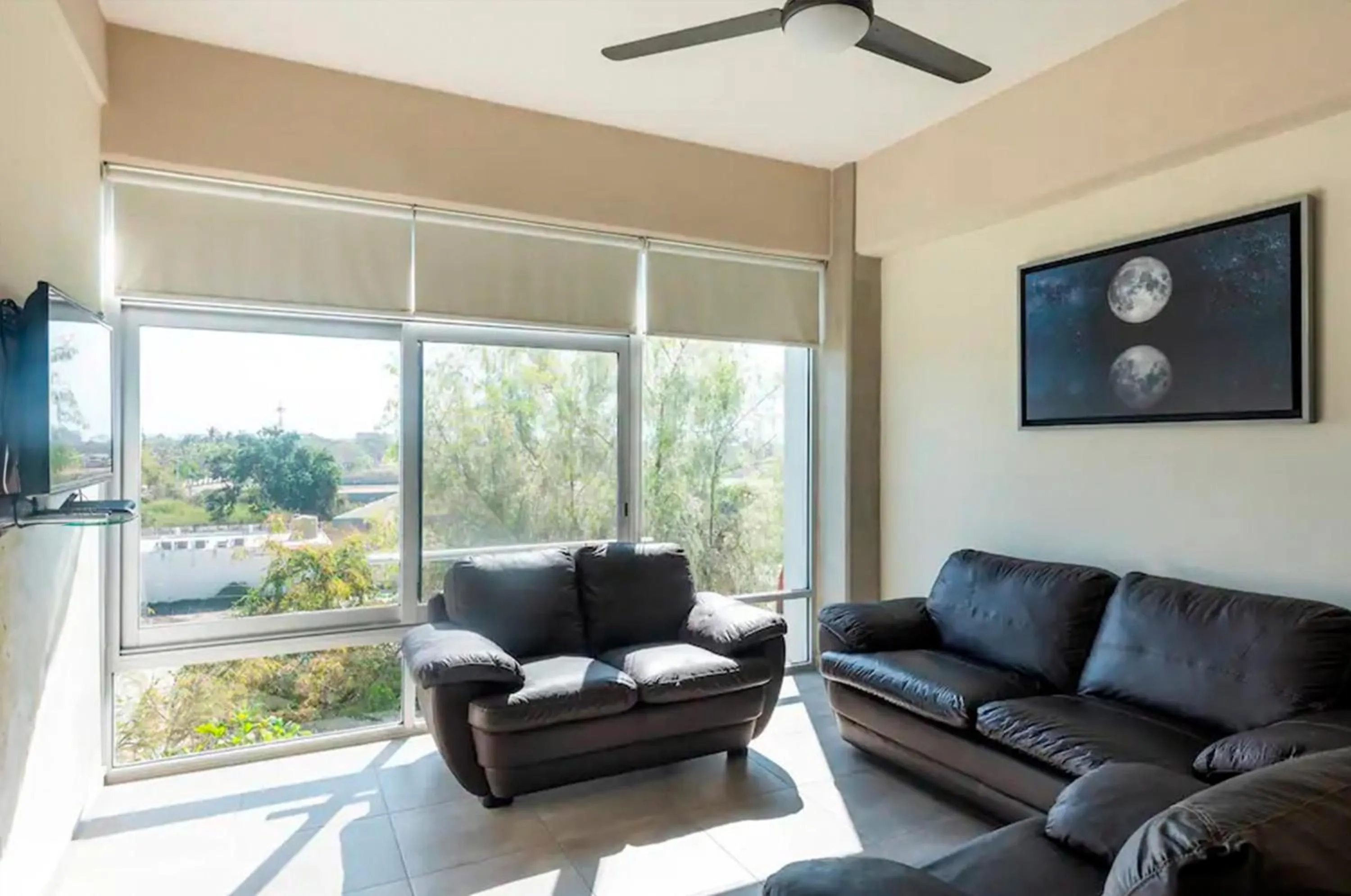 Communal lounge/ TV room in Departamento en Nuevo Vallarta