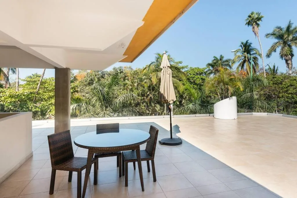 BBQ facilities in Departamento en Nuevo Vallarta