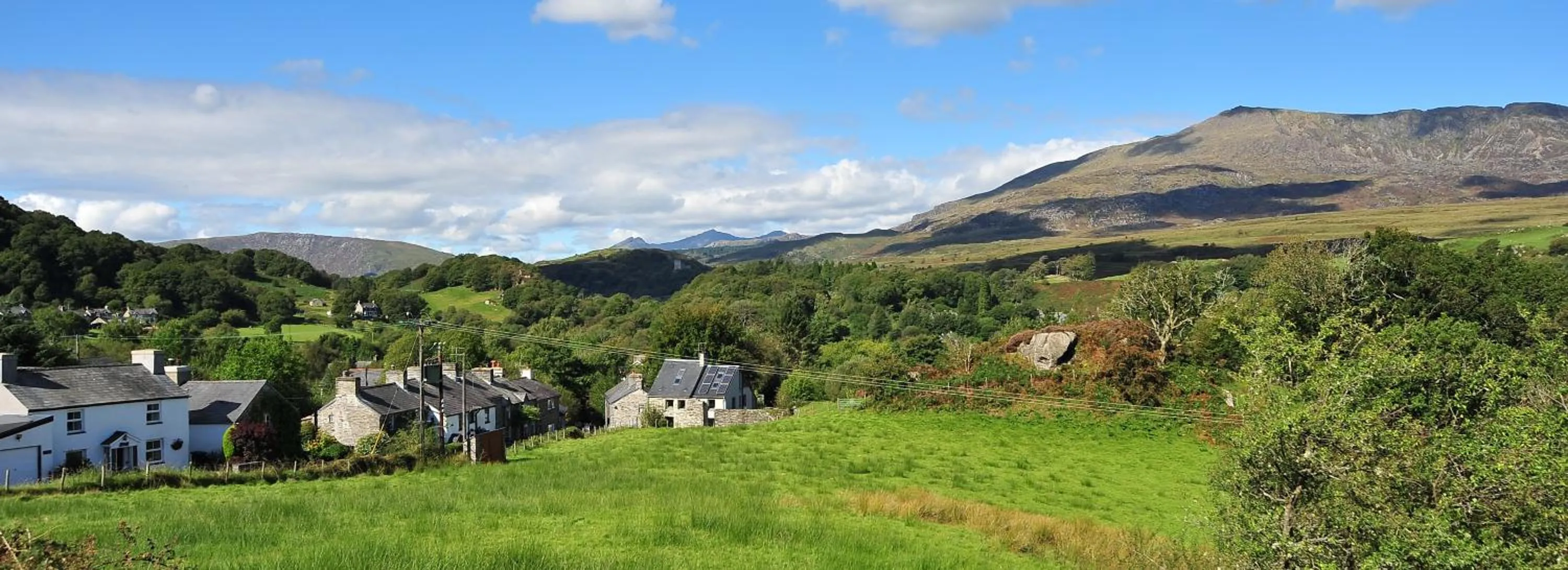 Natural landscape in Ty Capel Isa