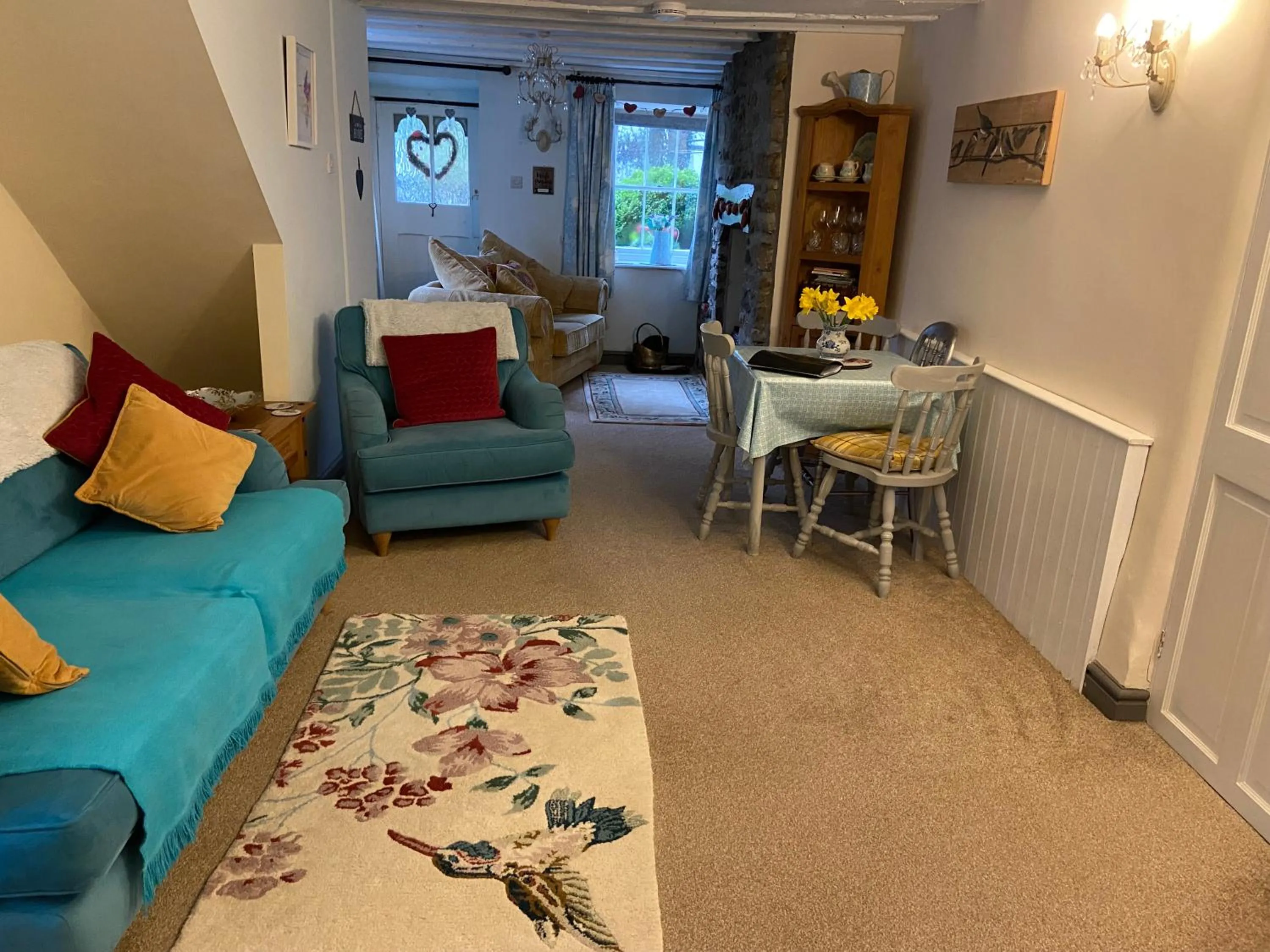 Living room in Ty Capel Isa
