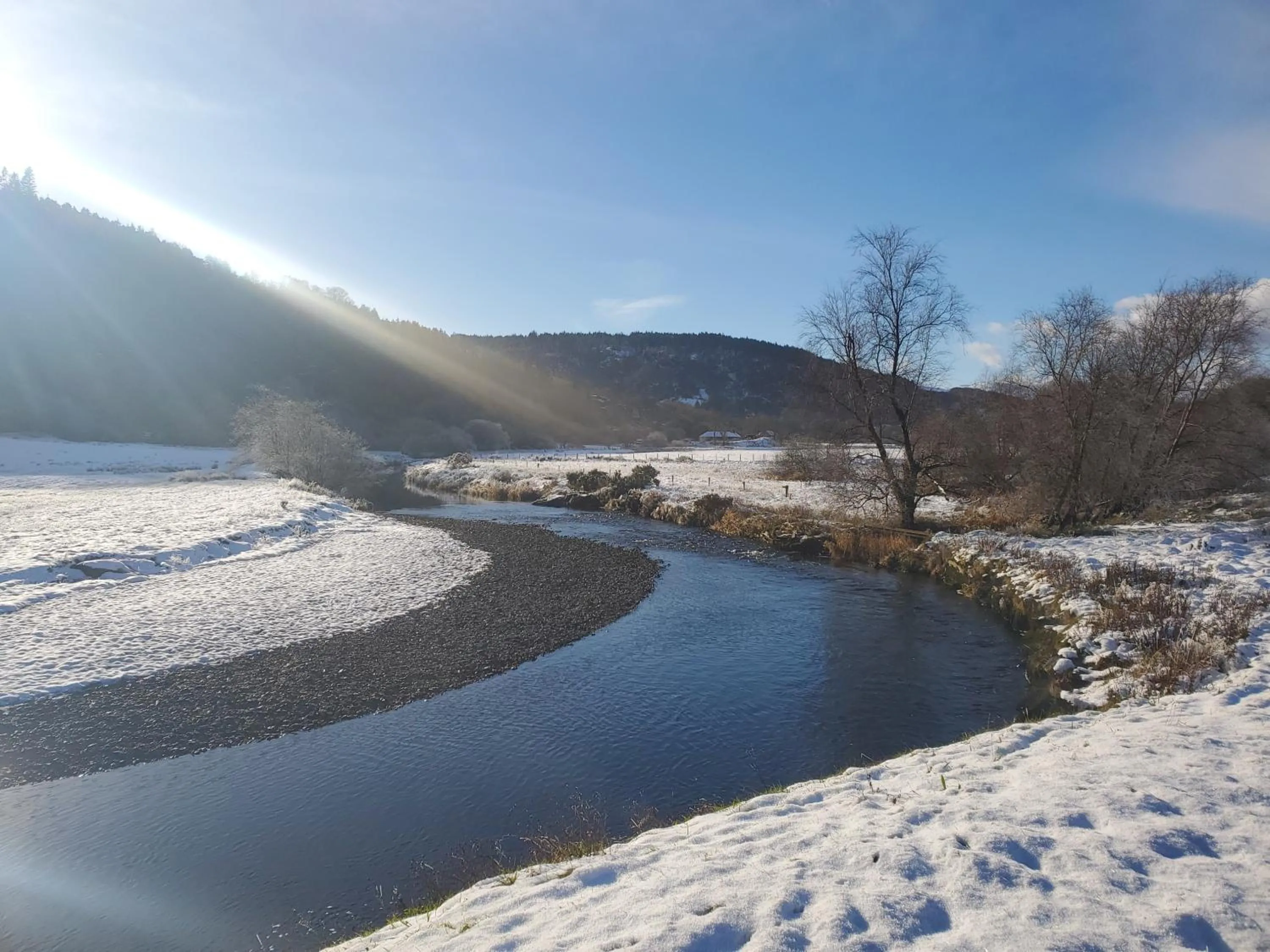 Natural landscape in Ty Capel Isa