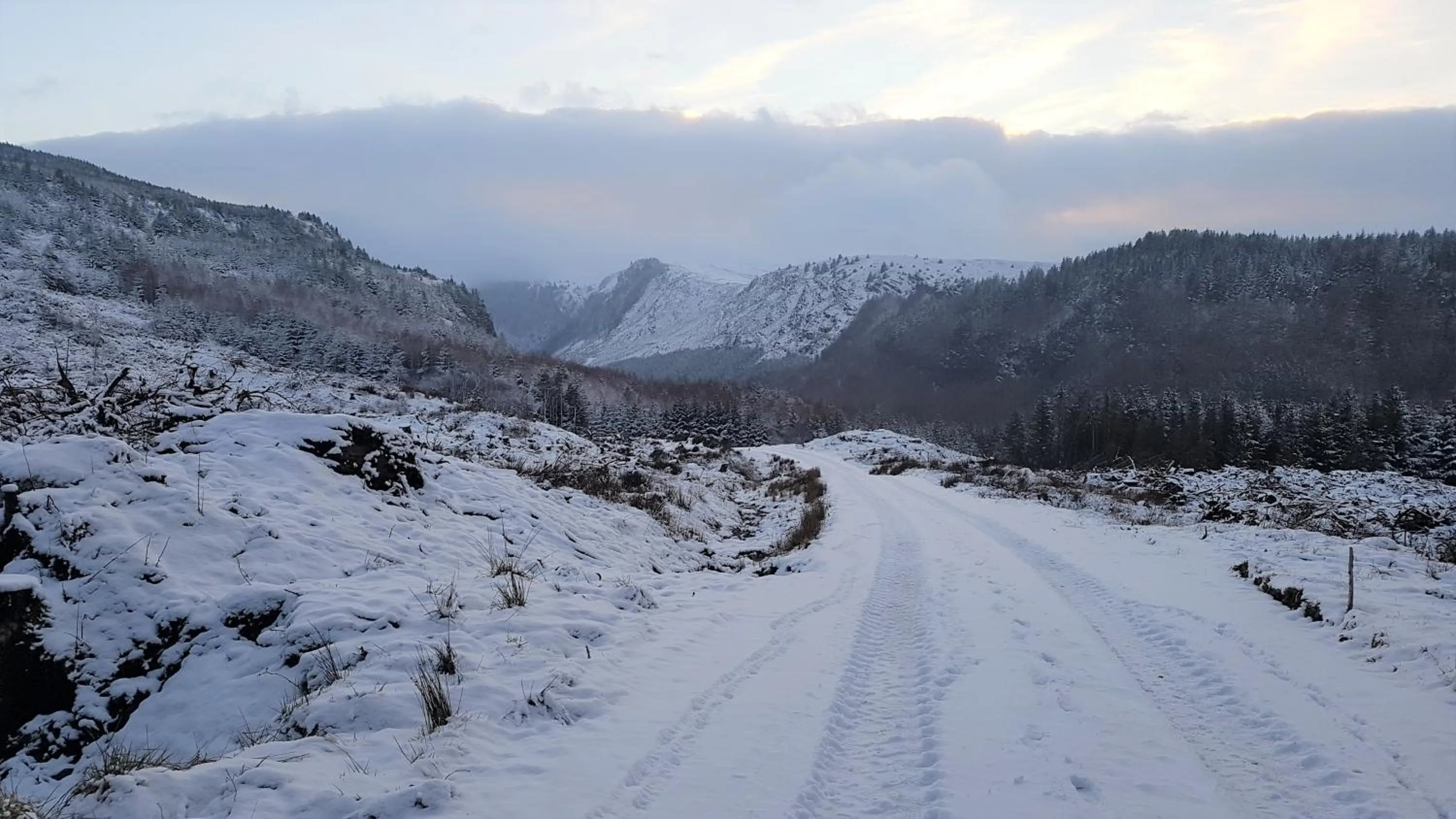 Natural landscape in Ty Capel Isa