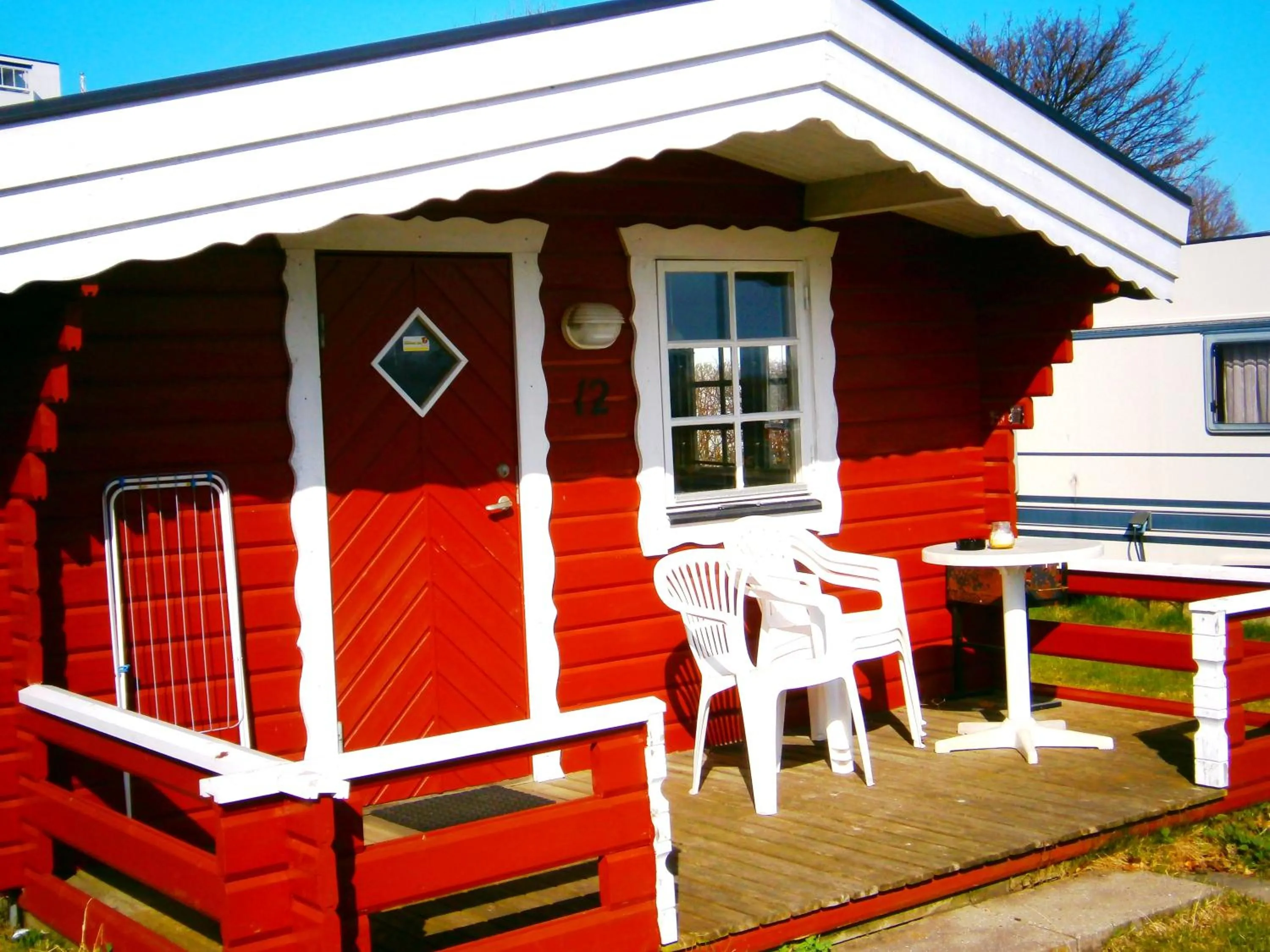 Patio in Helsingør Camping & Cottages Grønnehave