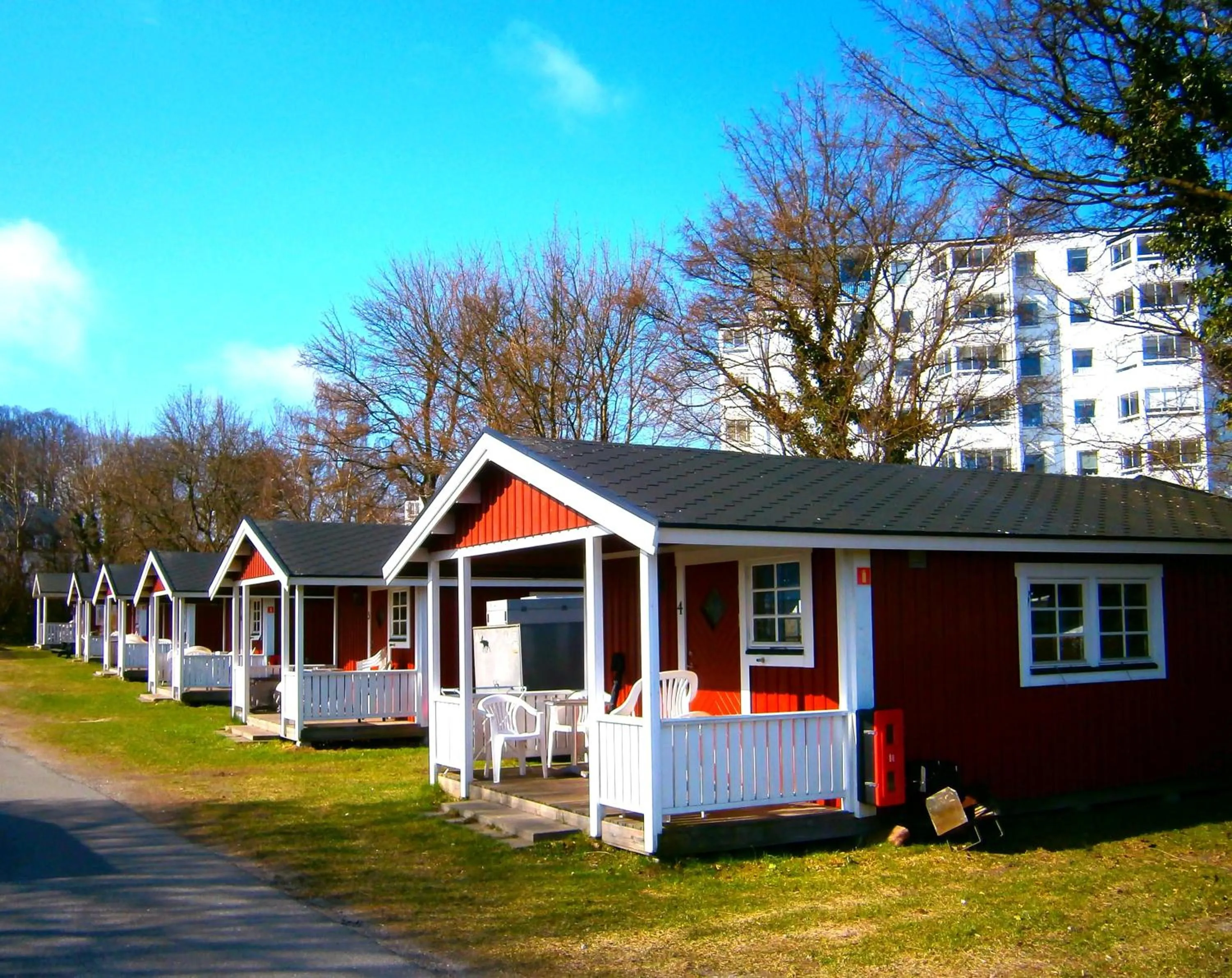 Patio in Helsingør Camping & Cottages Grønnehave