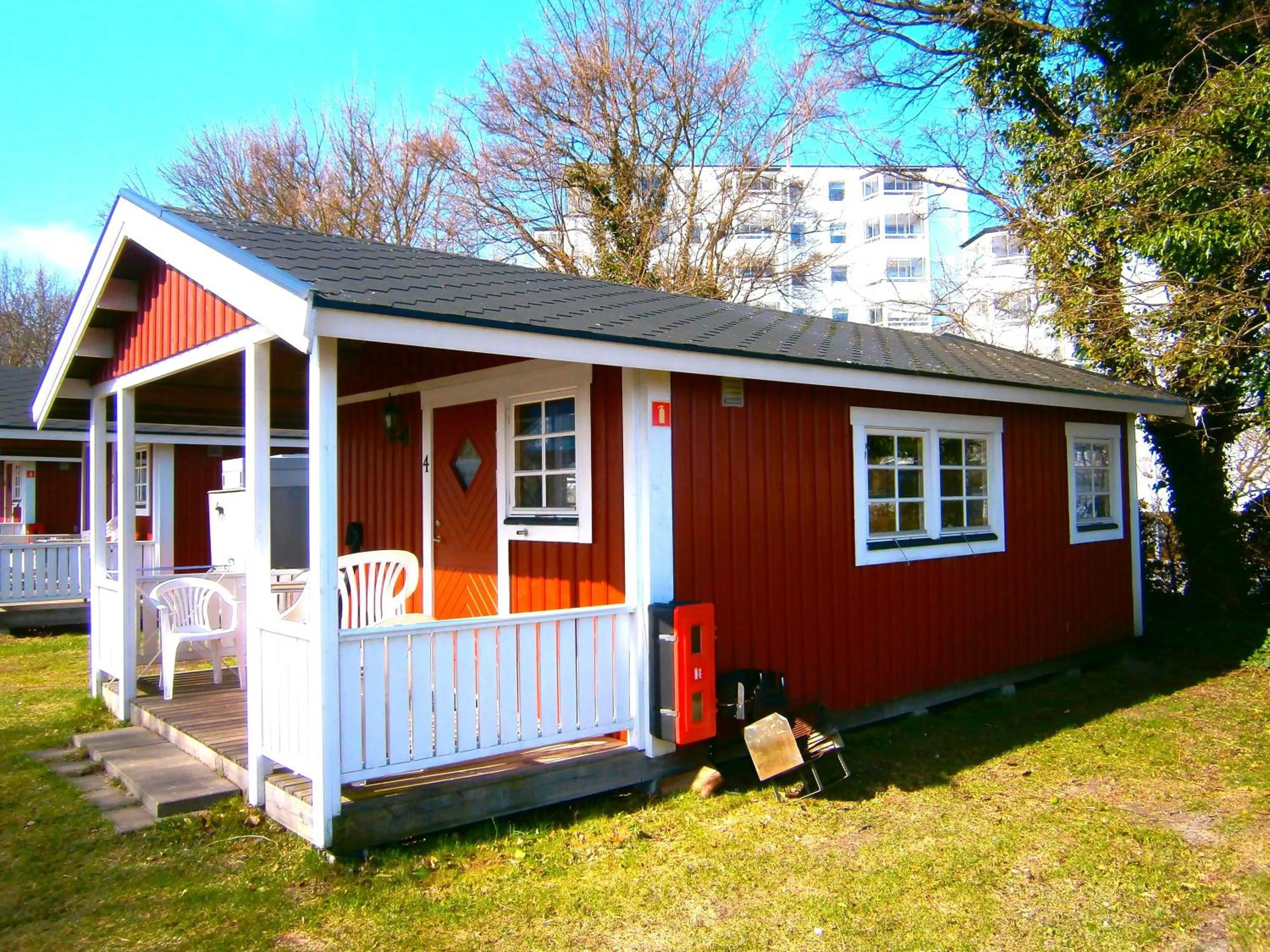 Patio in Helsingør Camping & Cottages Grønnehave