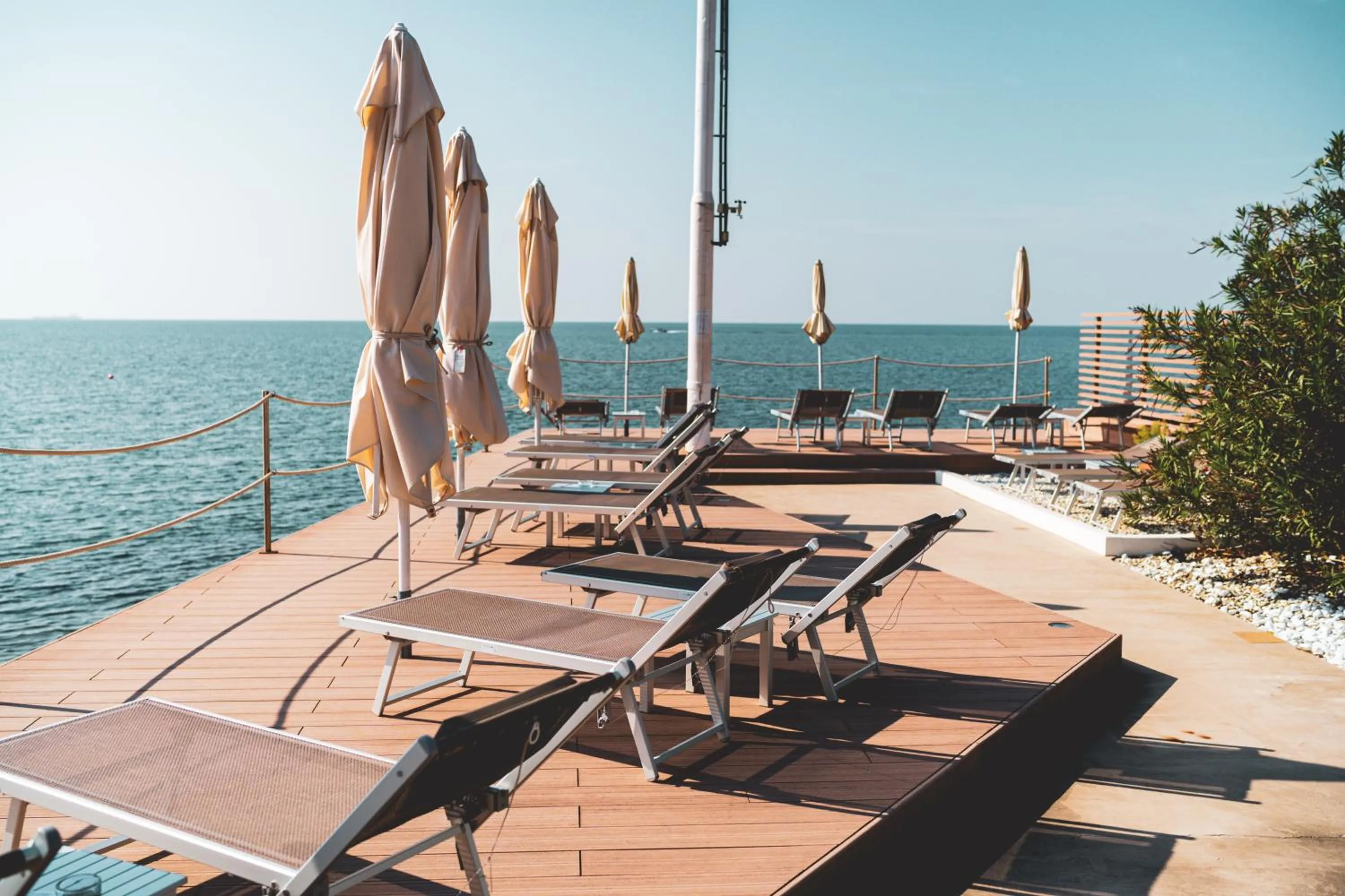 Balcony/Terrace in Tre Merli Beach Hotel