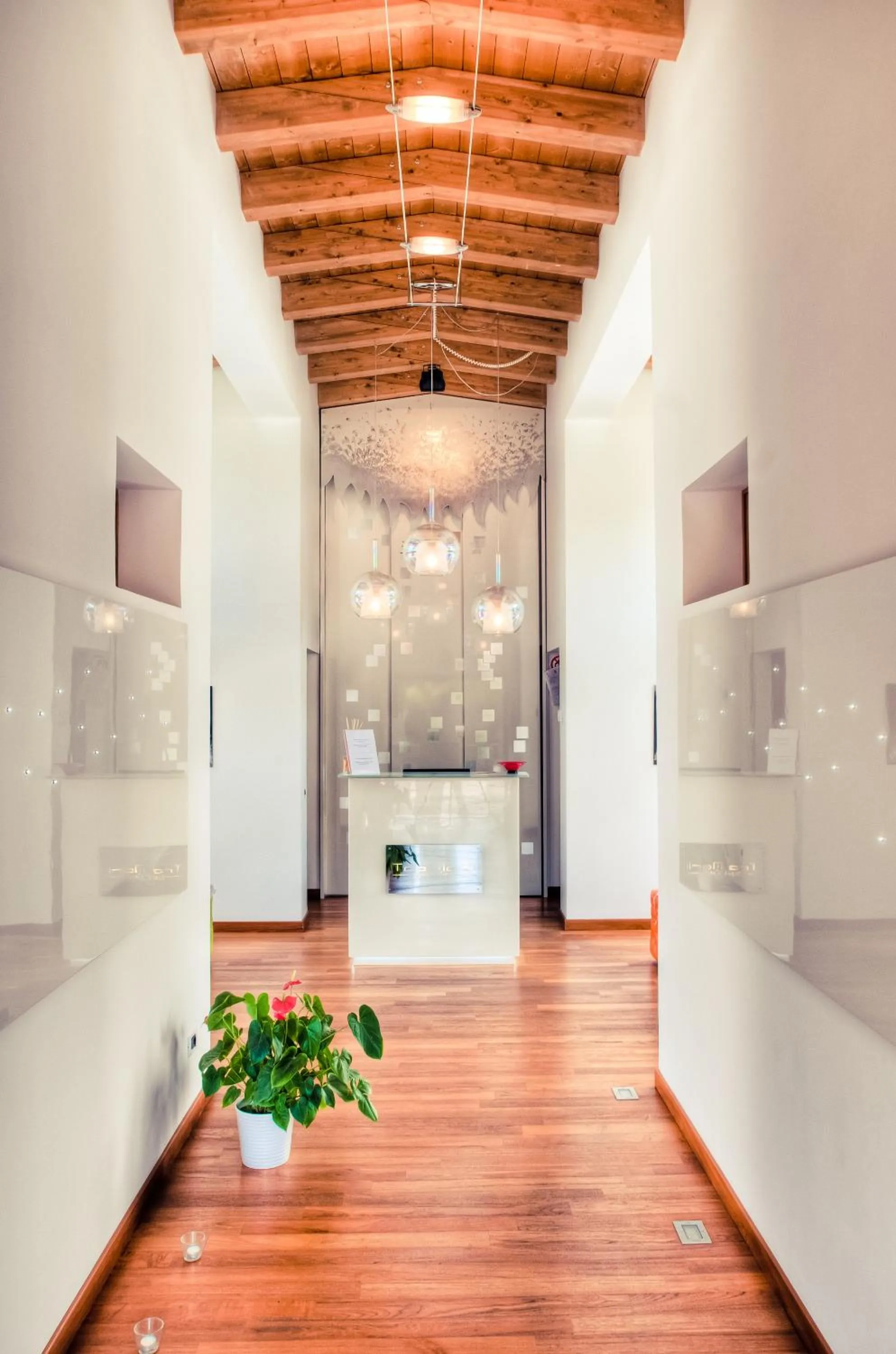 Lobby or reception in Tre Merli Beach Hotel