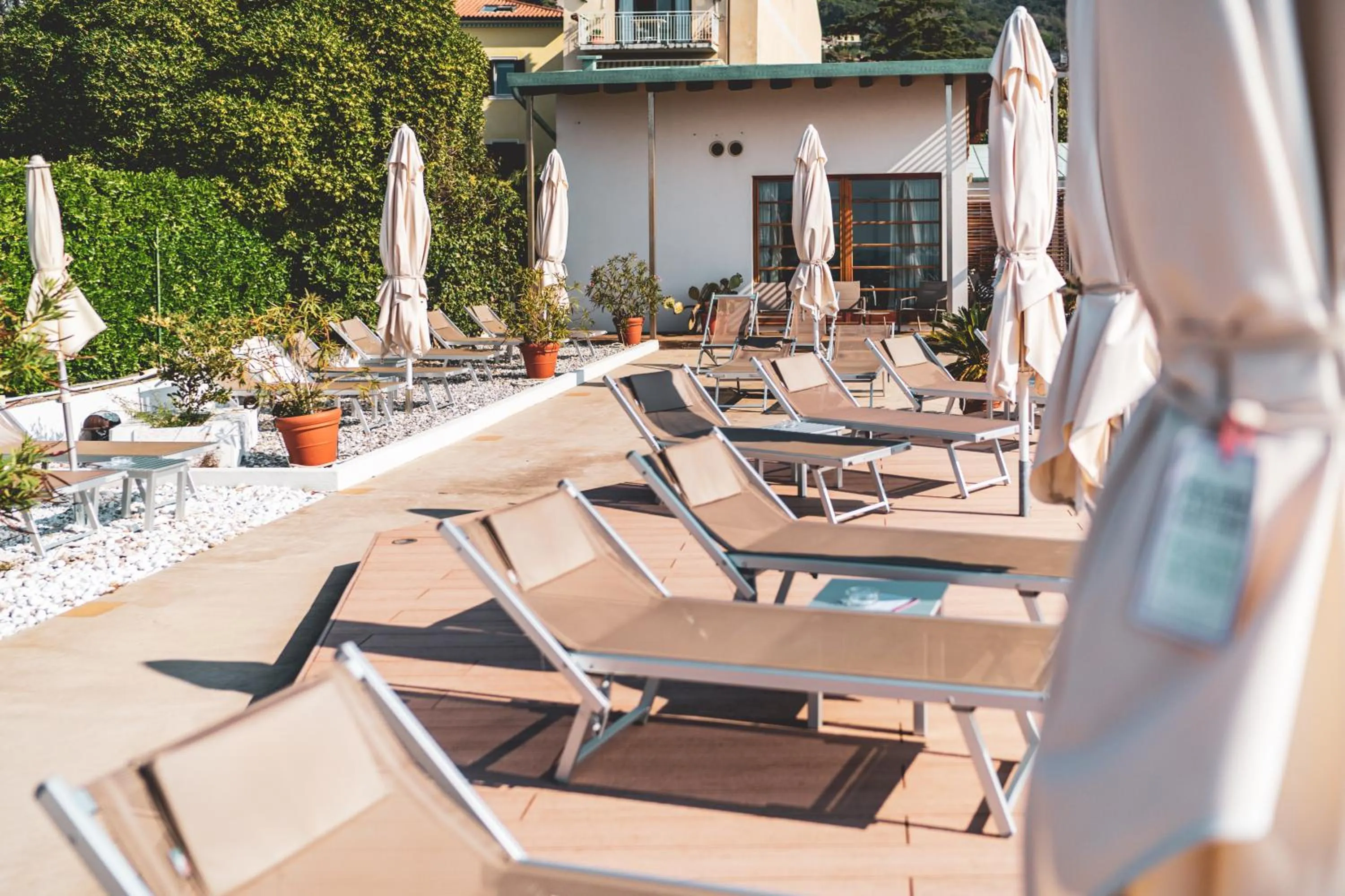 Property building in Tre Merli Beach Hotel