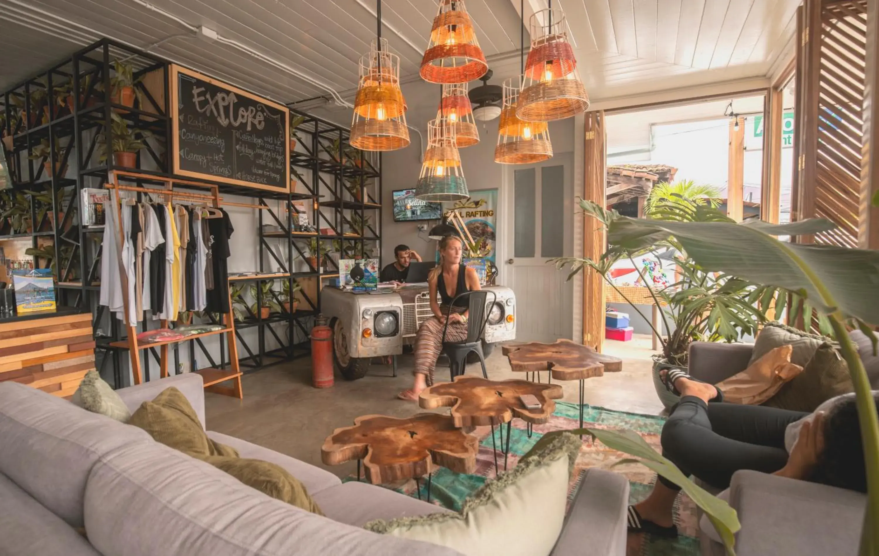 Lobby or reception in Selina La Fortuna Lobby or reception in Selina La Fortuna