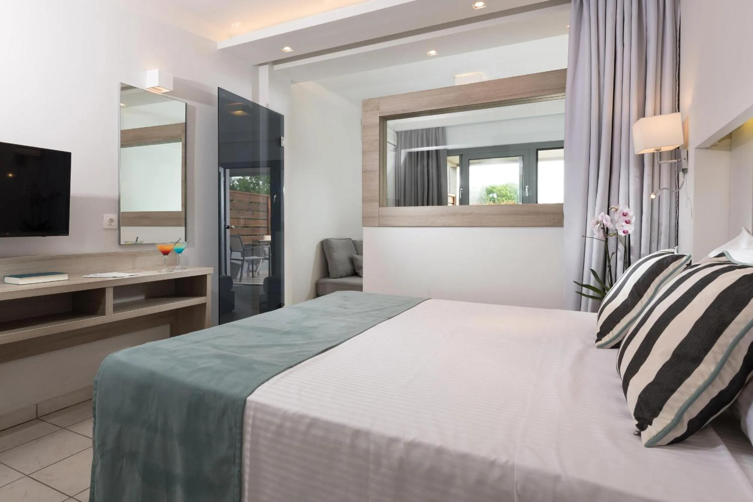 Bed in Princess Golden Beach Hotel