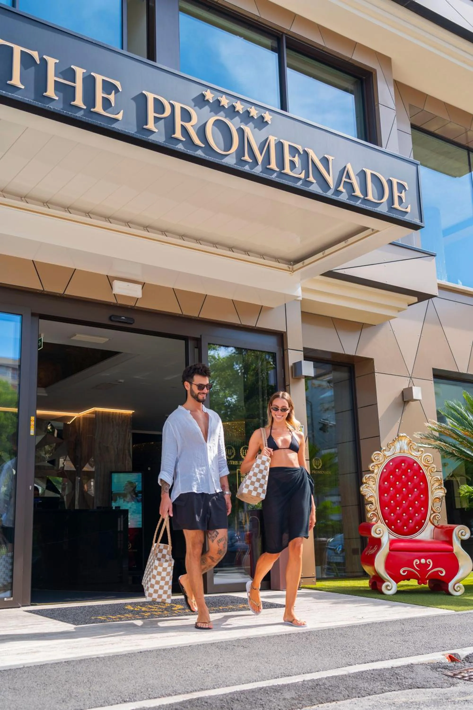 Facade/entrance in The Promenade Luxury Wellness Hotel