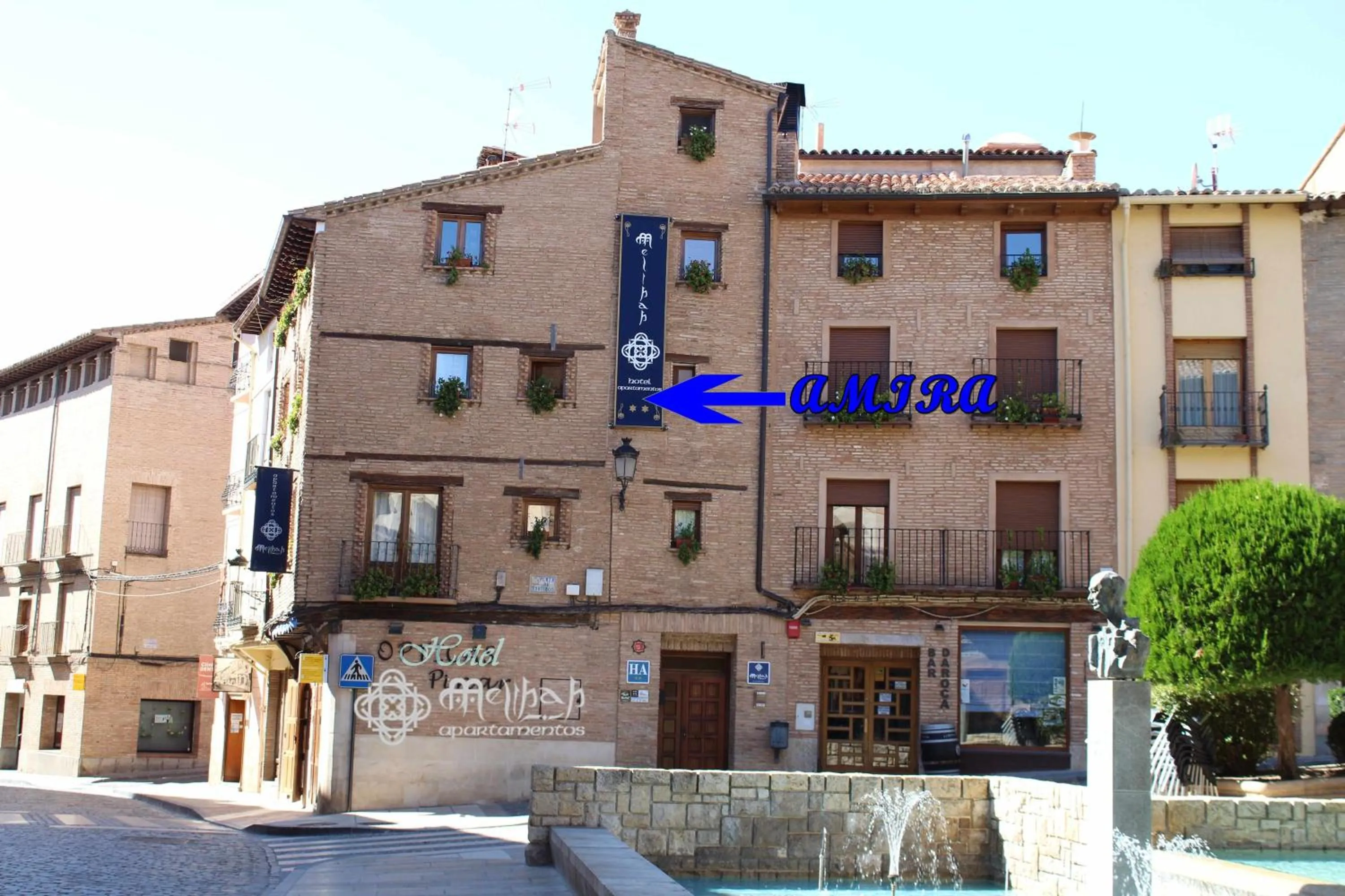 Property building in Hotel Apartamentos Melihah