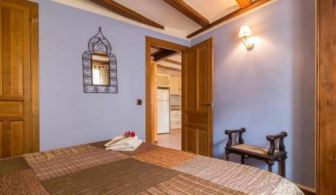 Bed in Hotel Apartamentos Melihah