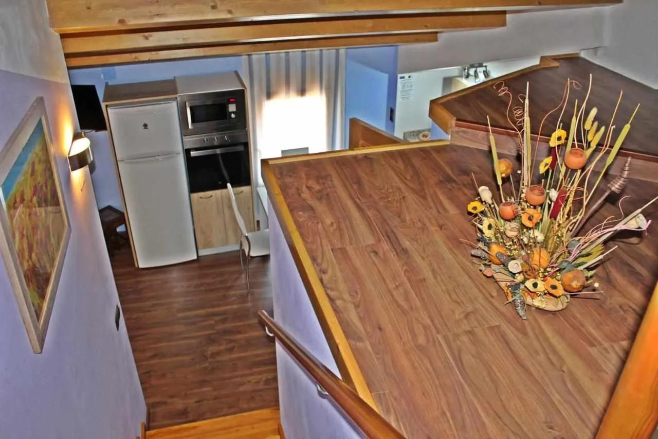 Kitchen or kitchenette in Hotel Apartamentos Melihah