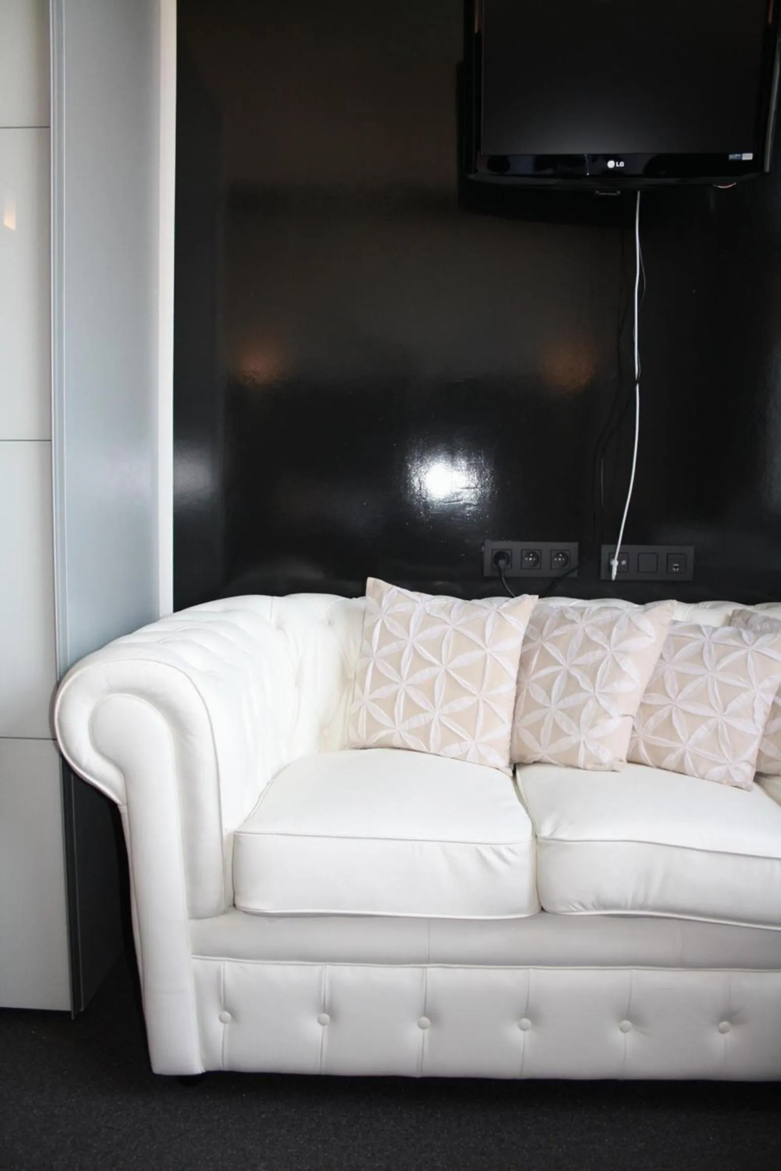 Seating area in Hotel Moon