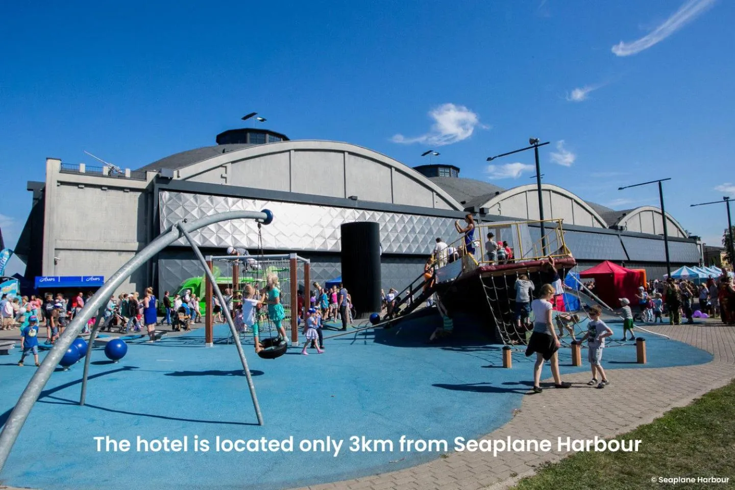Children play ground in Centennial Nexus Hotel Tallinn