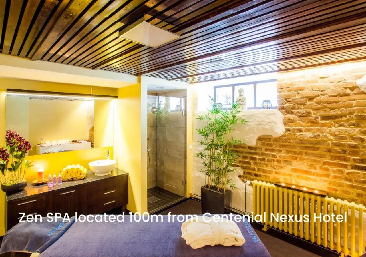 Spa and wellness centre/facilities, Bed in Centennial Nexus Hotel Tallinn Spa and wellness centre/facilities, Bed in Centennial Nexus Hotel Tallinn