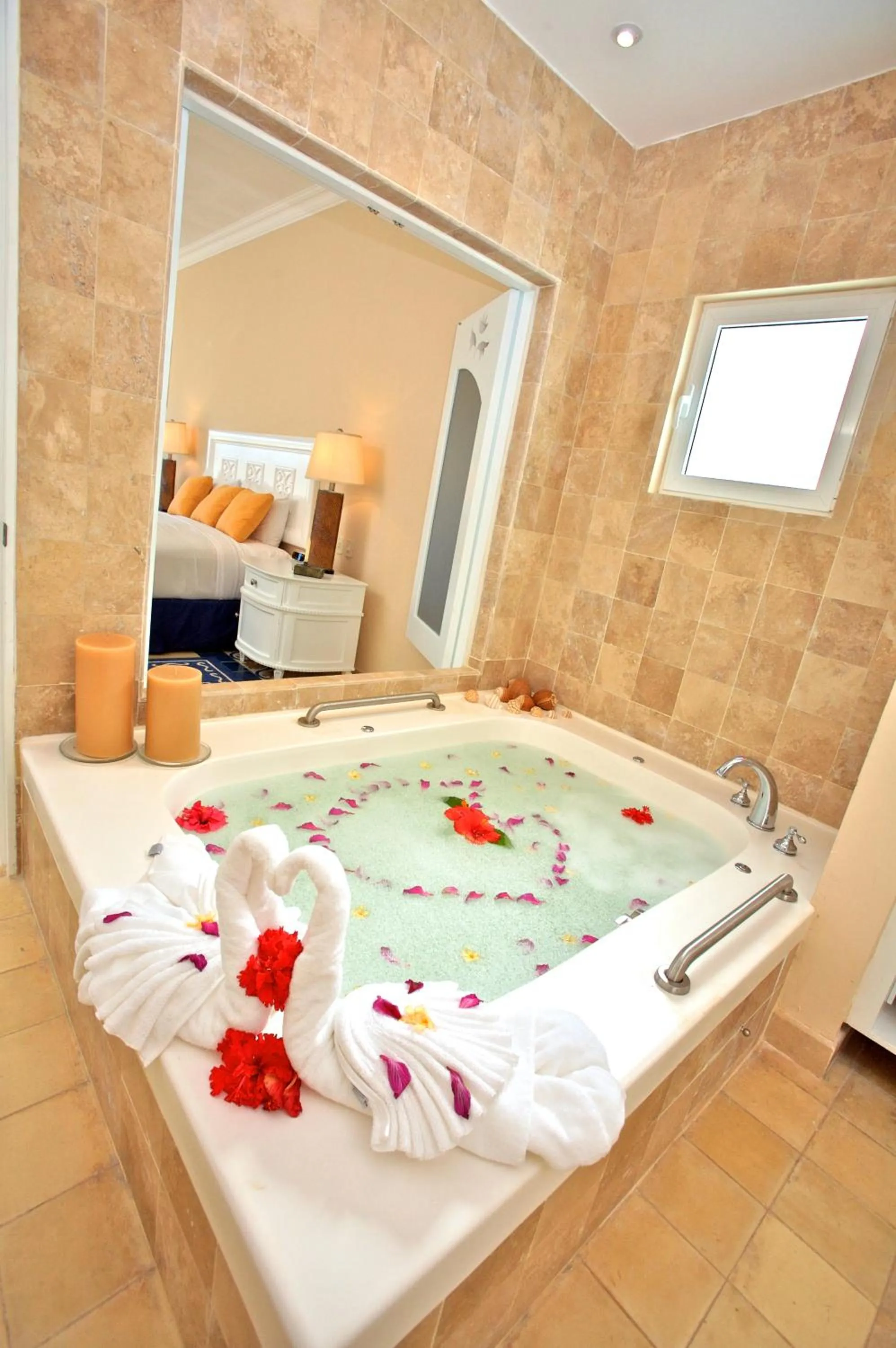 Bathroom, Bed in Pueblo Bonito Emerald Luxury Villas & Spa All Inclusive