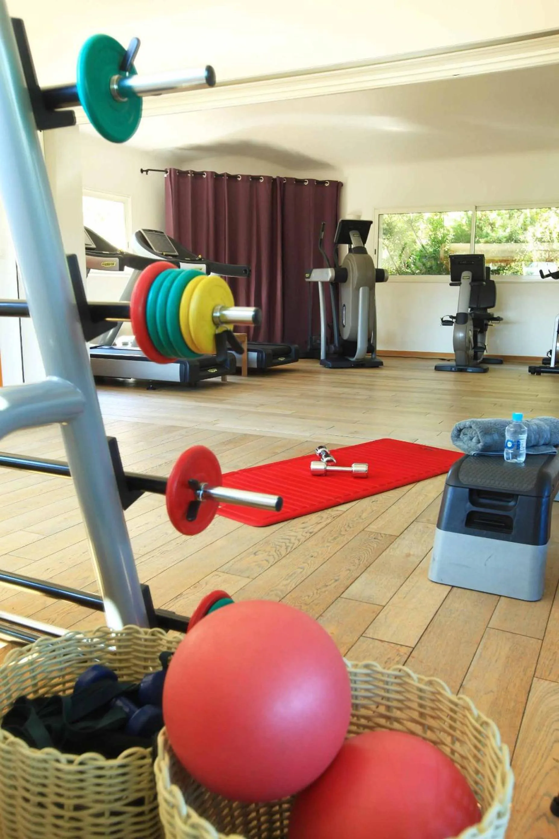 Fitness centre/facilities in Grand Hôtel De Cala Rossa & Spa Nucca