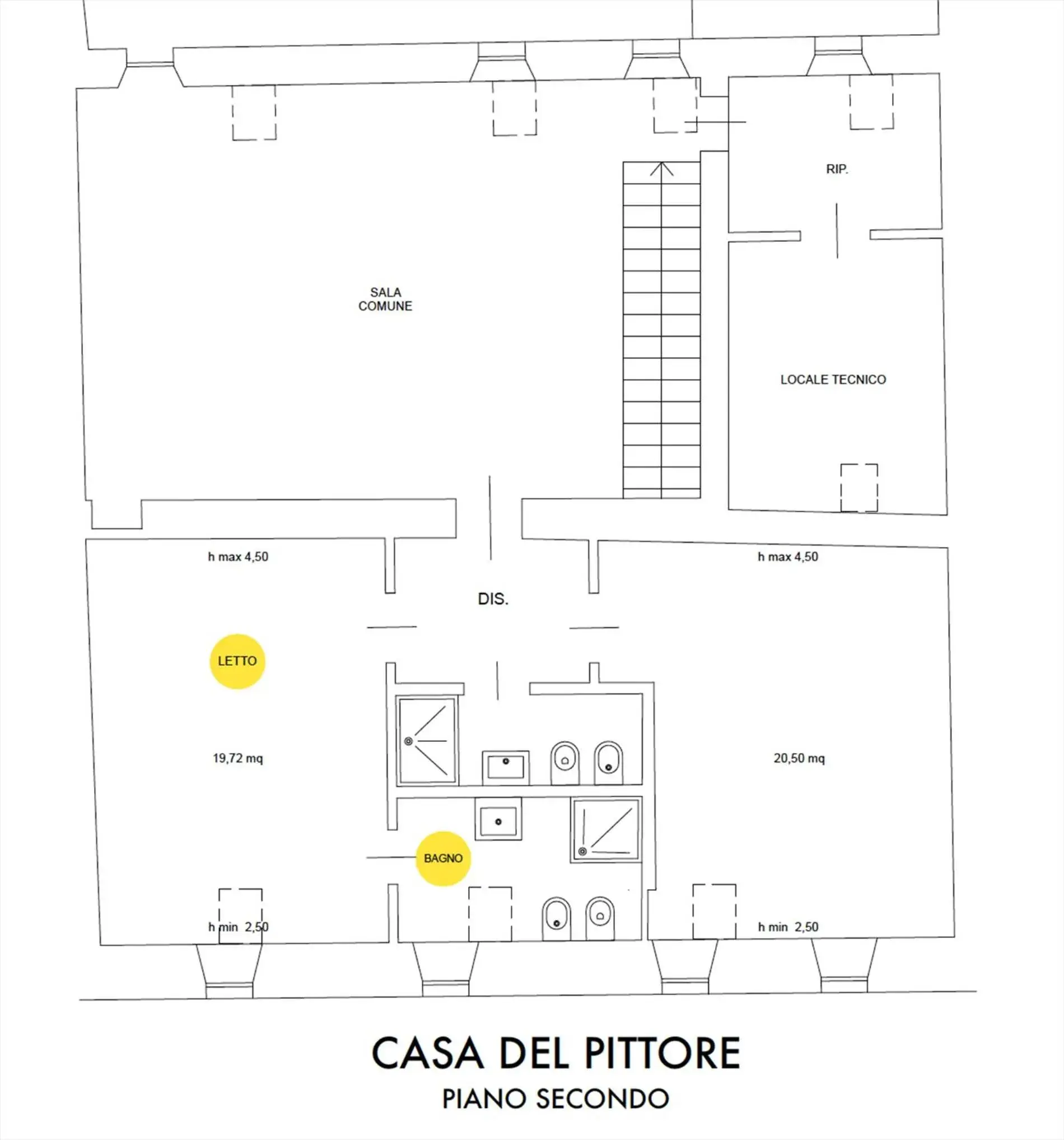 Double or Twin Room with Extra Bed in Casa del Pittore Double or Twin Room with Extra Bed in Casa del Pittore