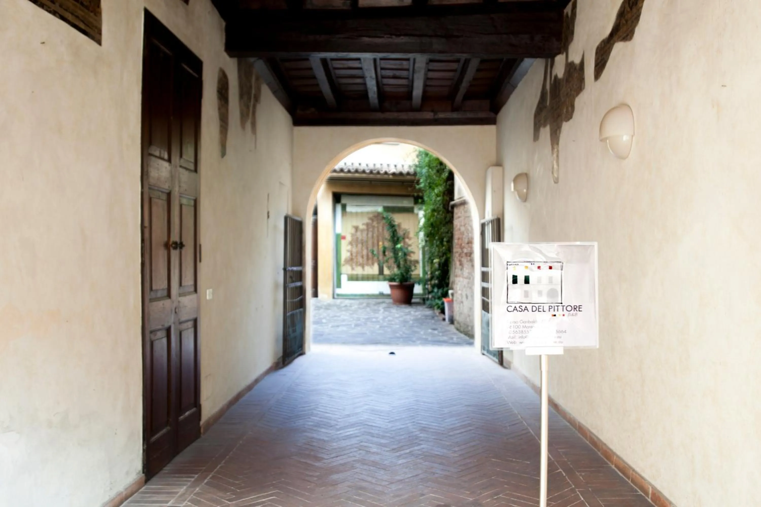 Logo/Certificate/Sign in Casa del Pittore