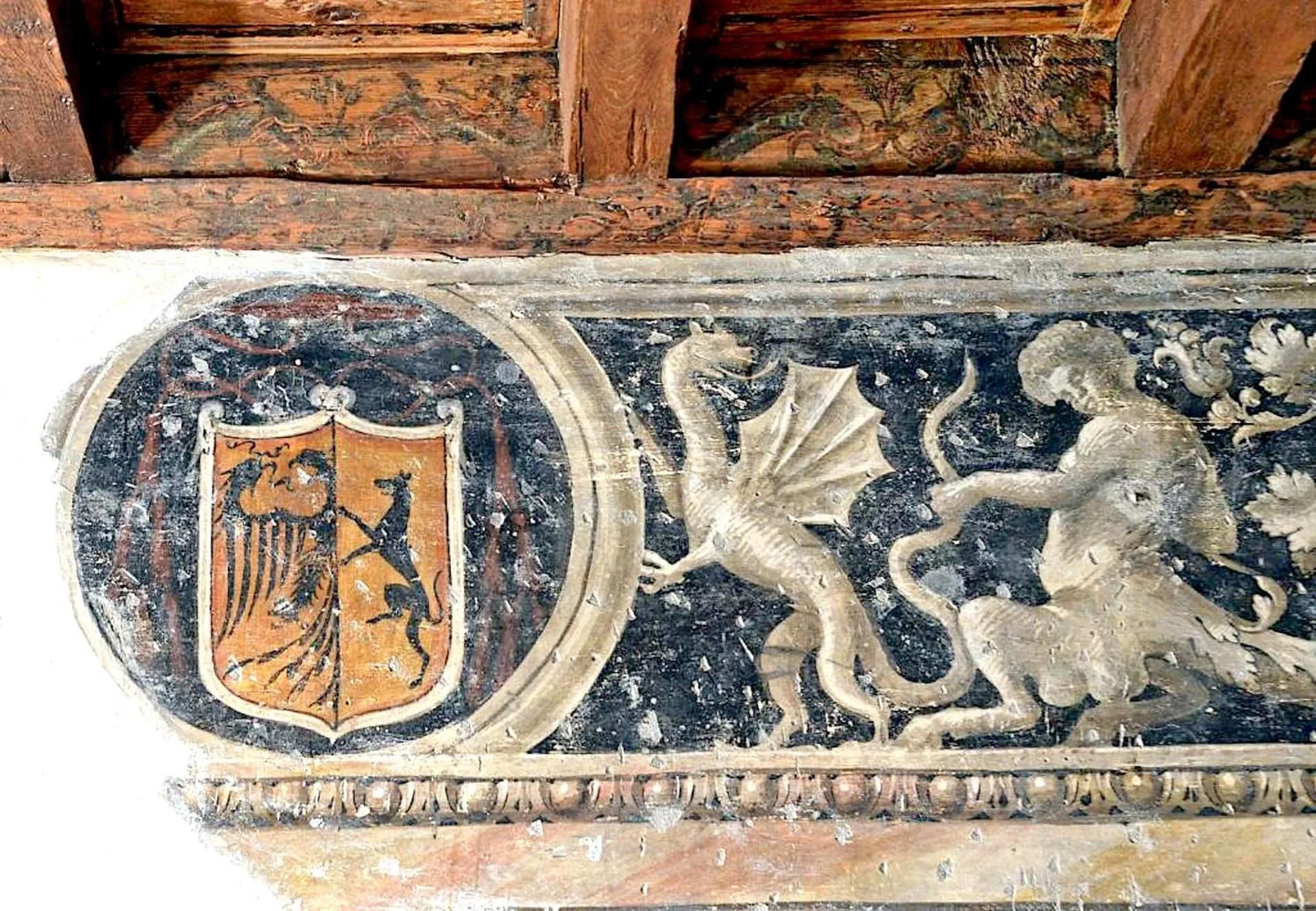 Decorative detail in Casa del Pittore