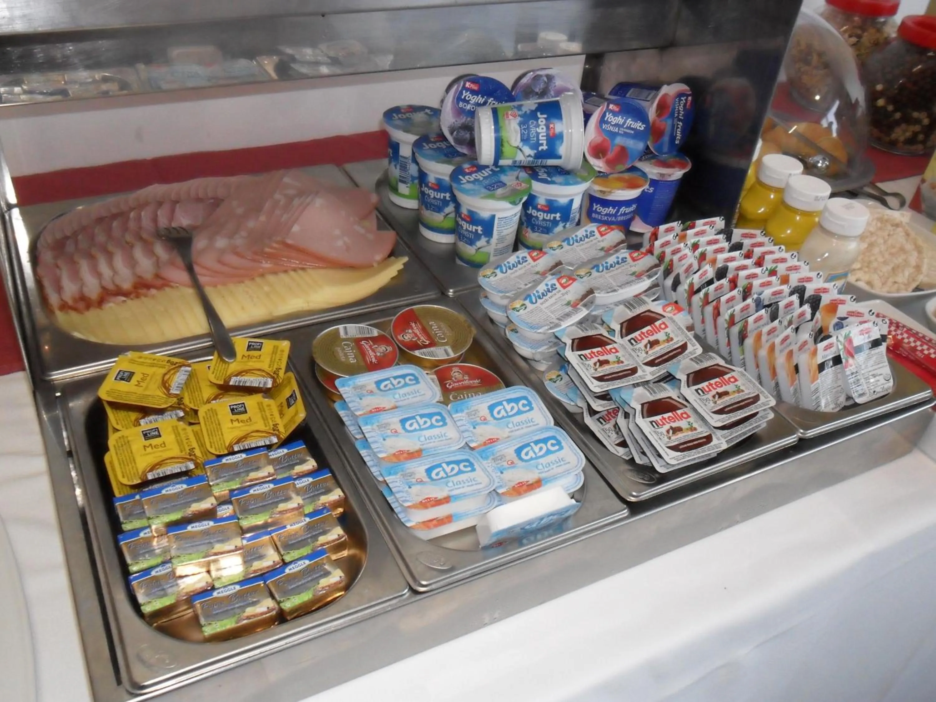 Continental breakfast in Dream Hotel