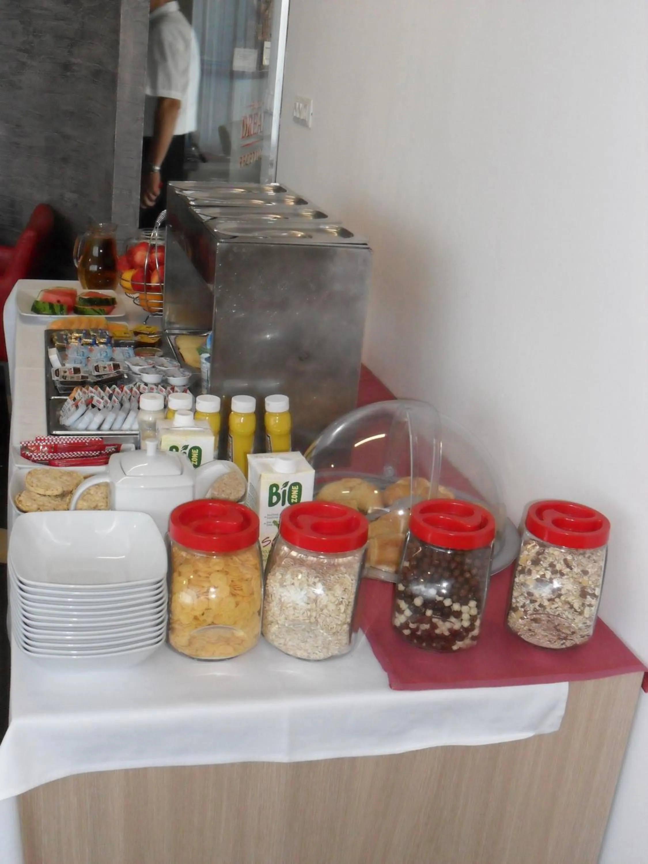 Continental breakfast in Dream Hotel