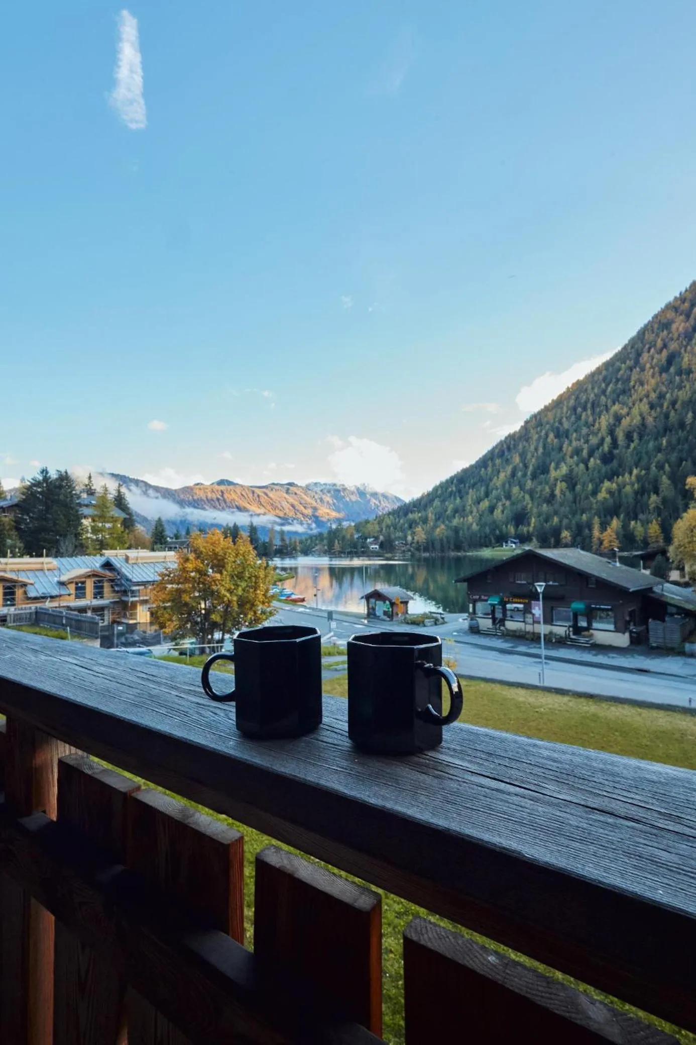 Natural landscape in Au Vieux Champex