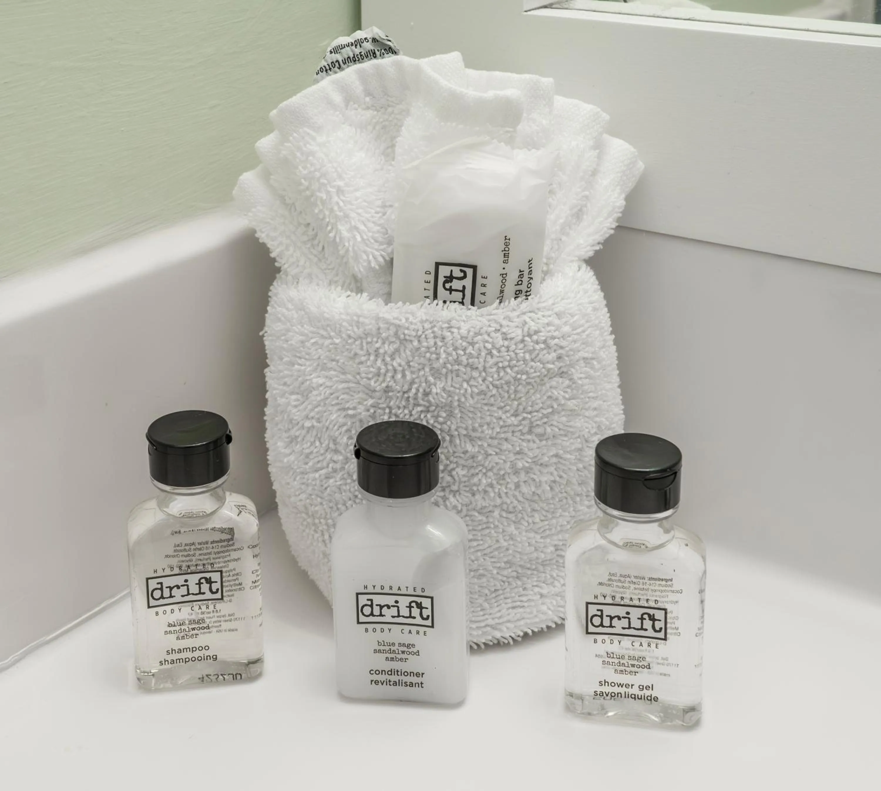 Bathroom in Drifting Sands Oceanfront Hotel