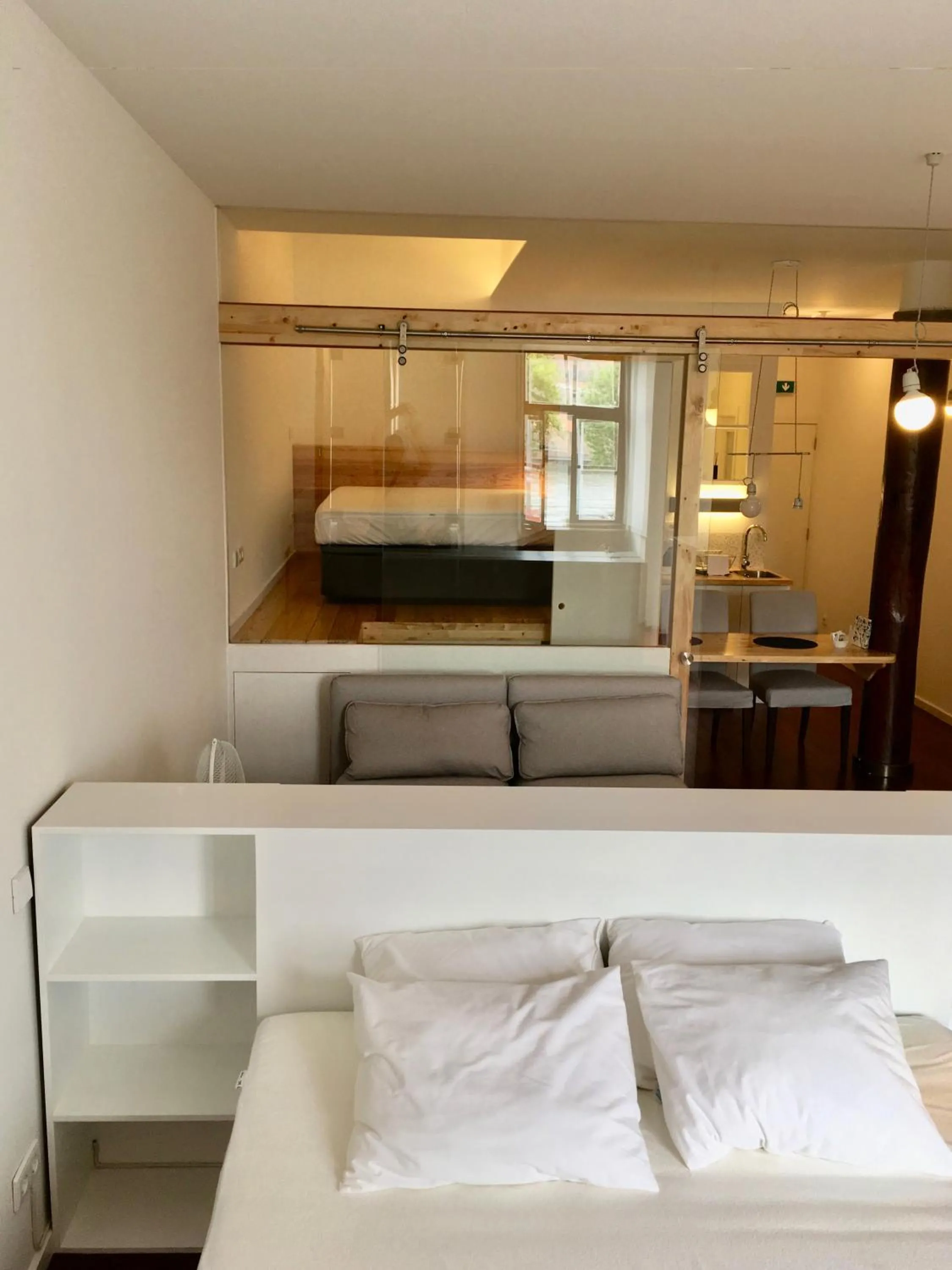 Bedroom, Bed in Goabio apartments 2 river view