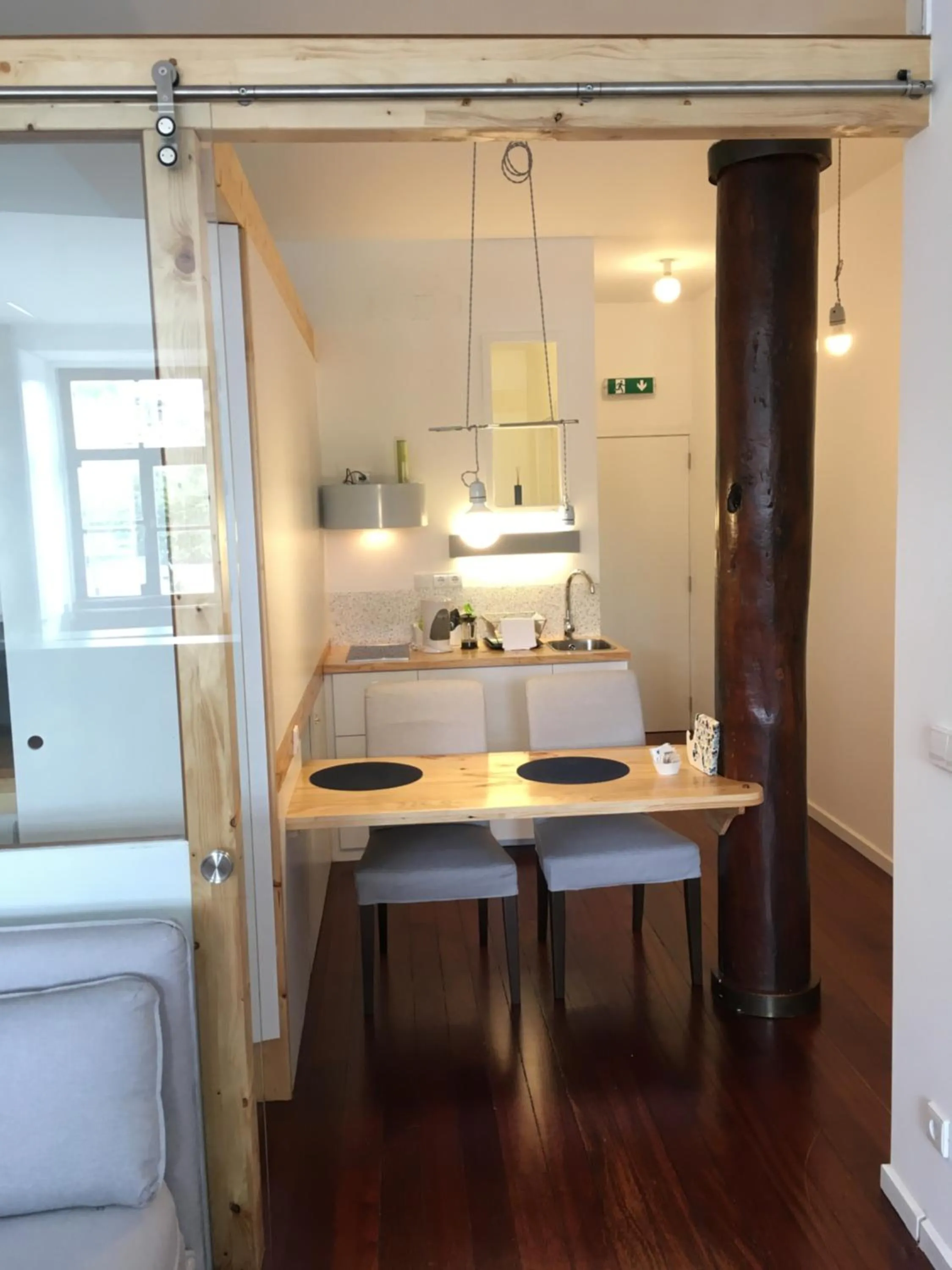 Dining area in Goabio apartments 2 river view