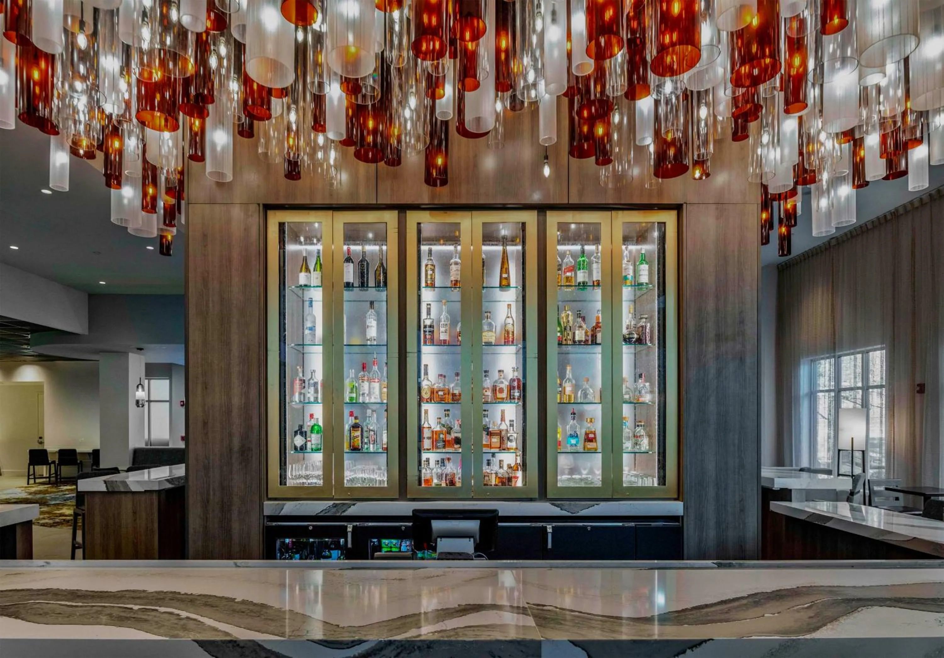 Lounge or bar in Embassy Suites by Hilton Raleigh Durham Airport Brier Creek