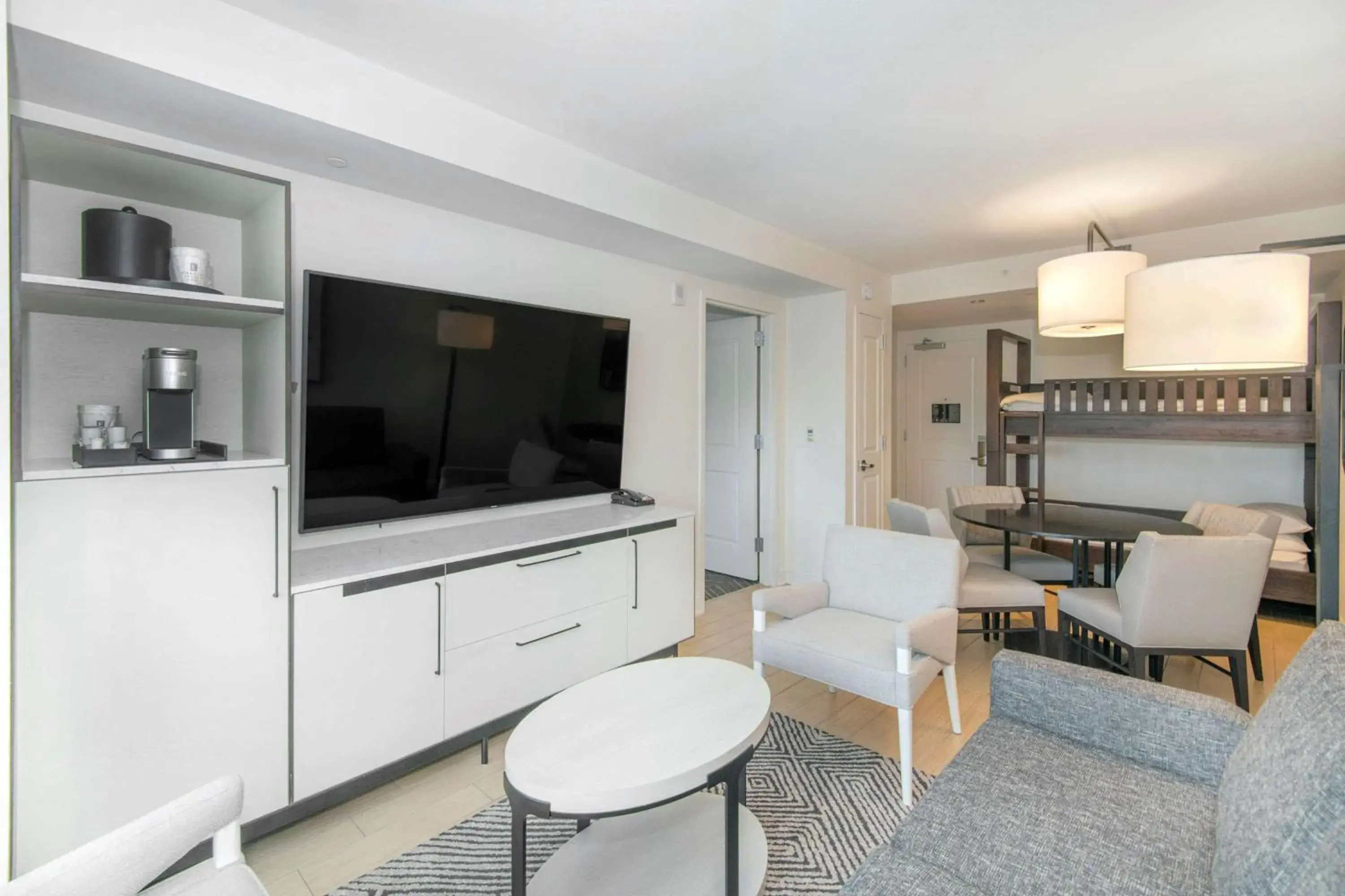 Living room in Embassy Suites by Hilton Raleigh Durham Airport Brier Creek Living room in Embassy Suites by Hilton Raleigh Durham Airport Brier Creek