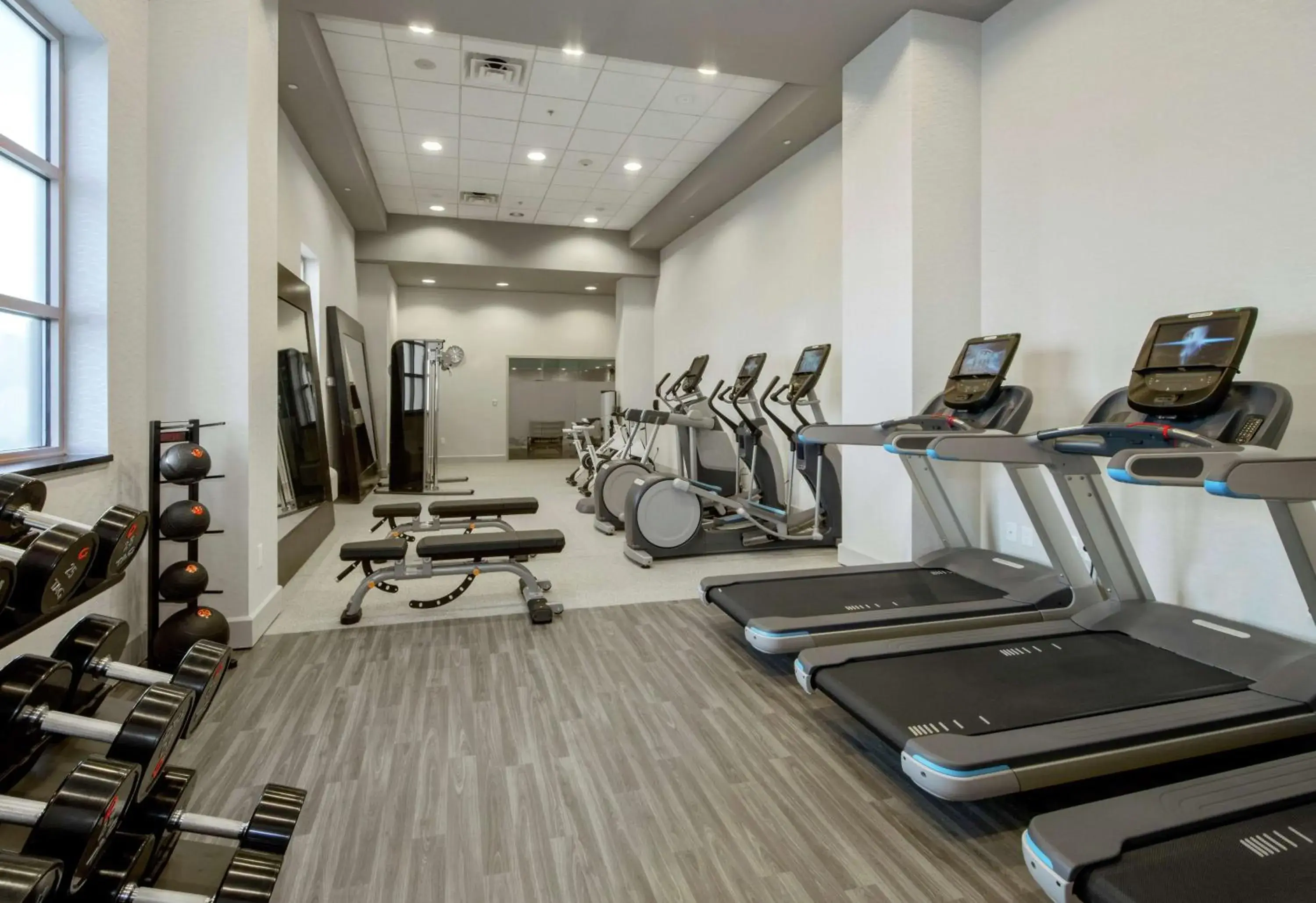 Fitness centre/facilities in Embassy Suites by Hilton Raleigh Durham Airport Brier Creek Fitness centre/facilities in Embassy Suites by Hilton Raleigh Durham Airport Brier Creek