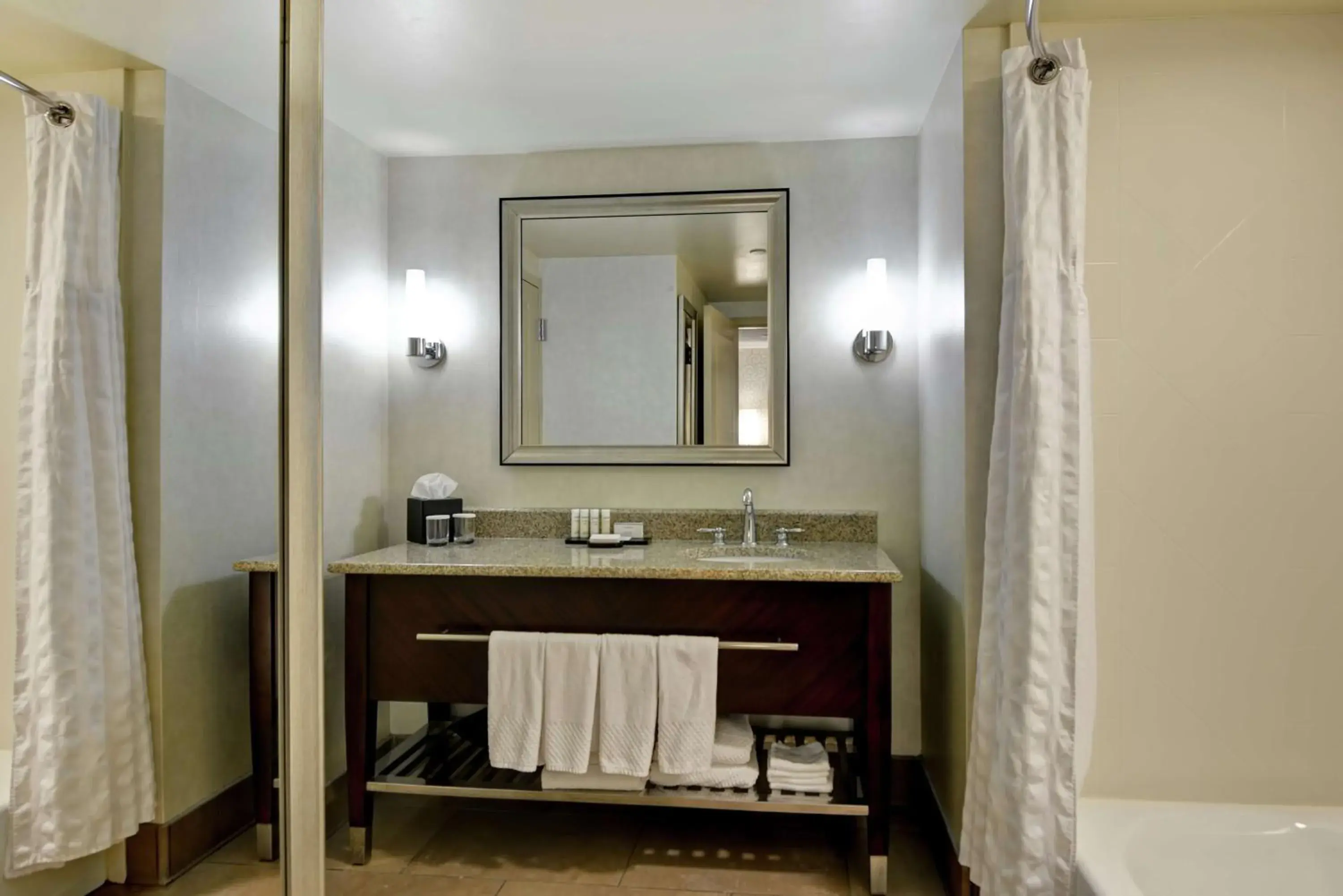 Bathroom in Embassy Suites Savannah Airport Bathroom in Embassy Suites Savannah Airport