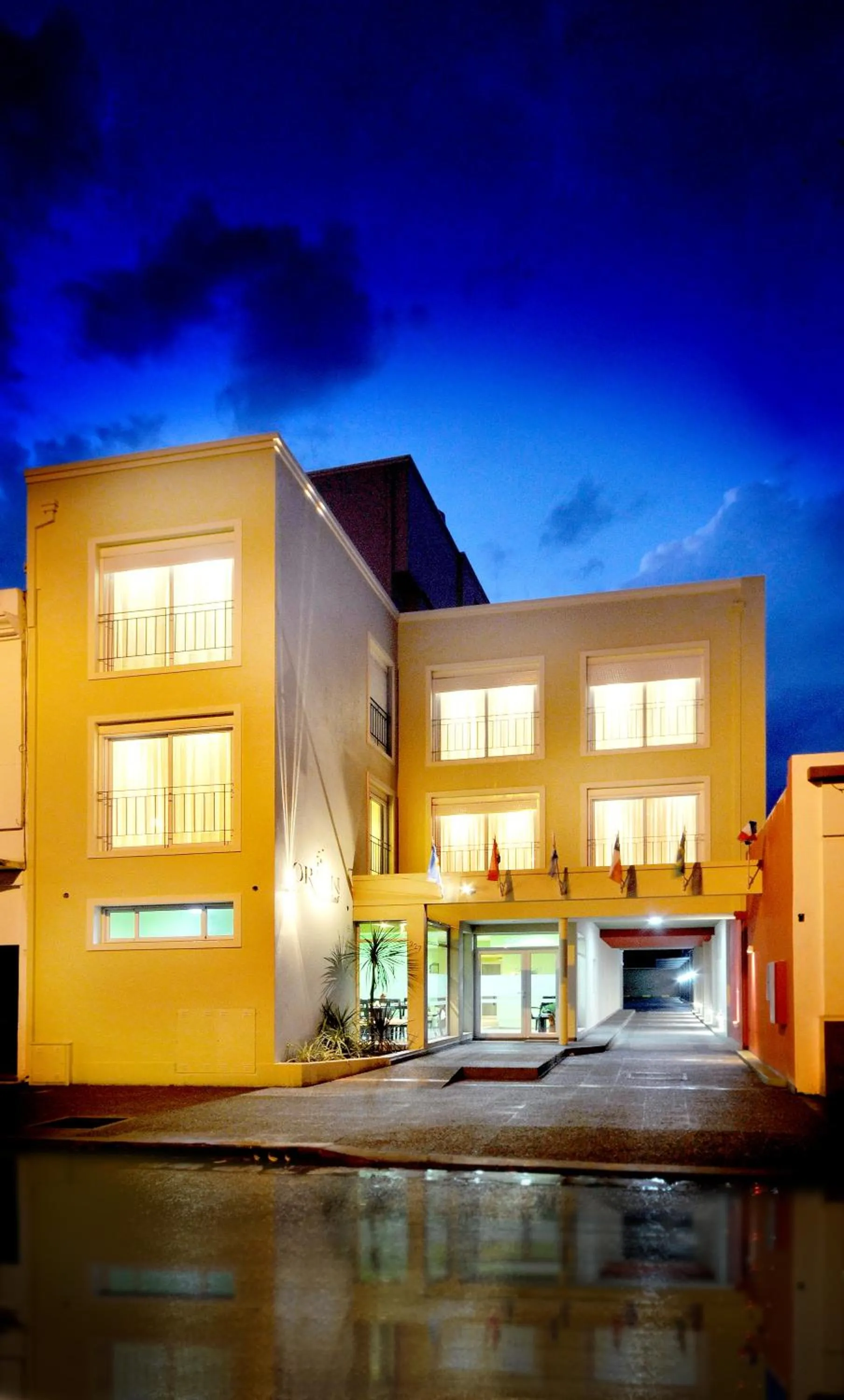 Facade/entrance in Orion Apartamentos