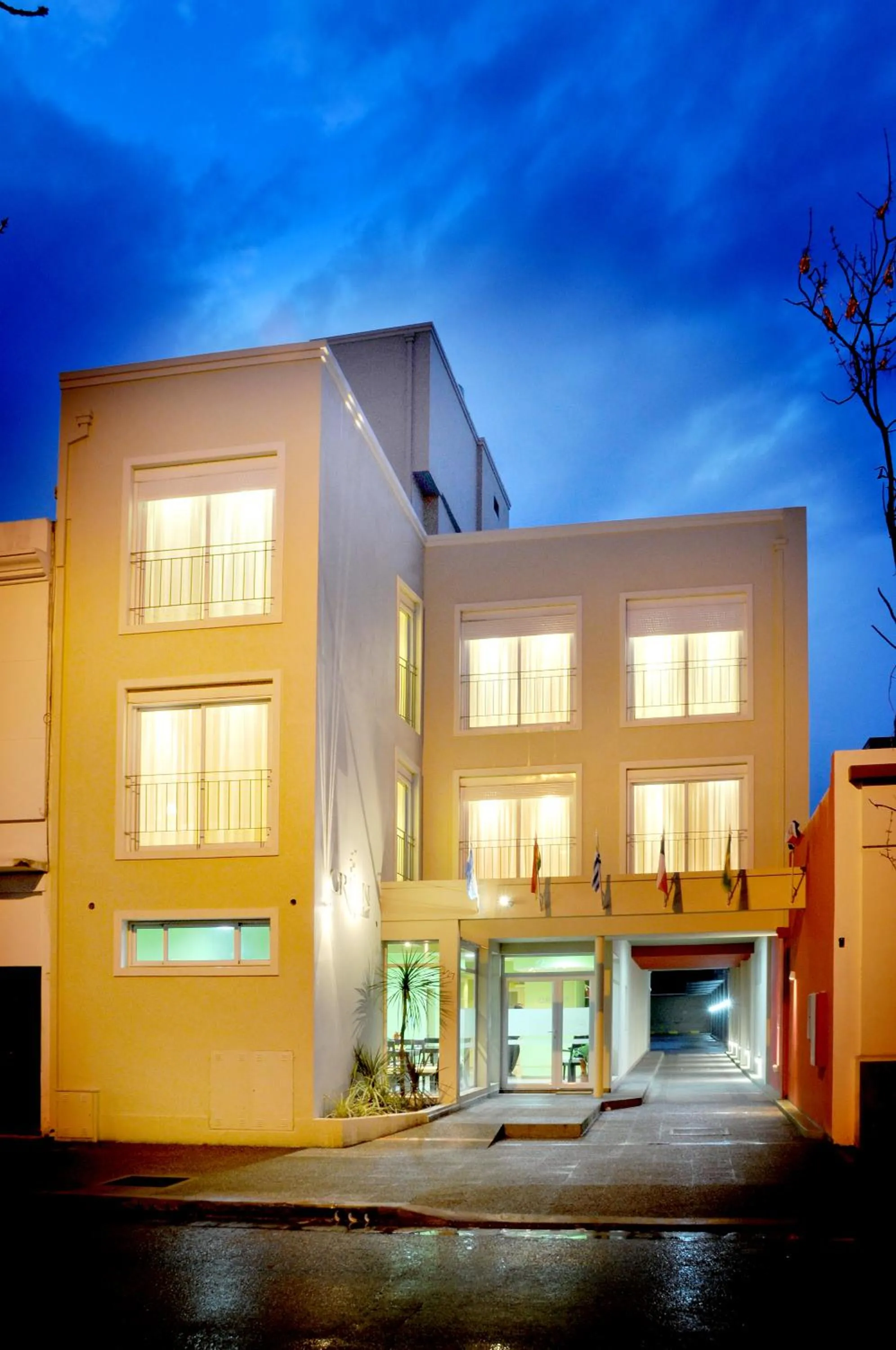 Facade/entrance in Orion Apartamentos