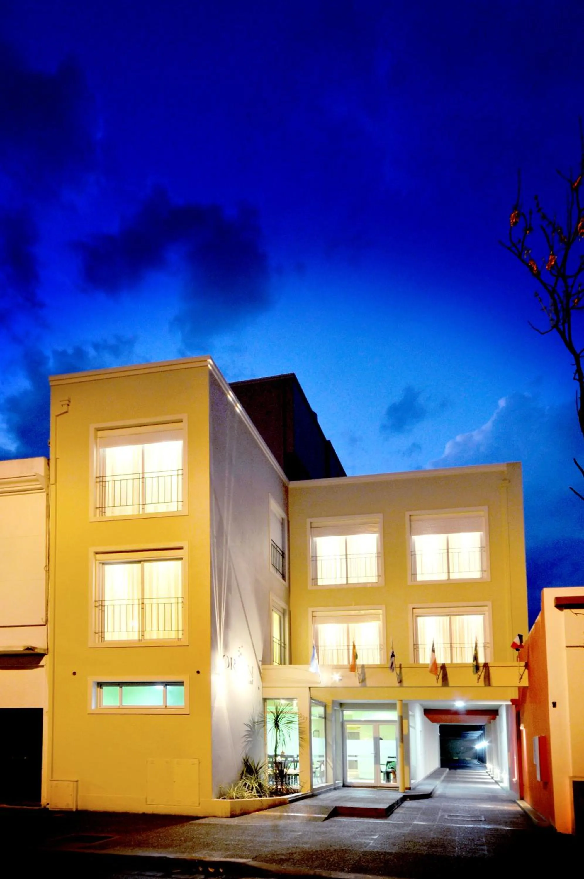 Facade/entrance in Orion Apartamentos