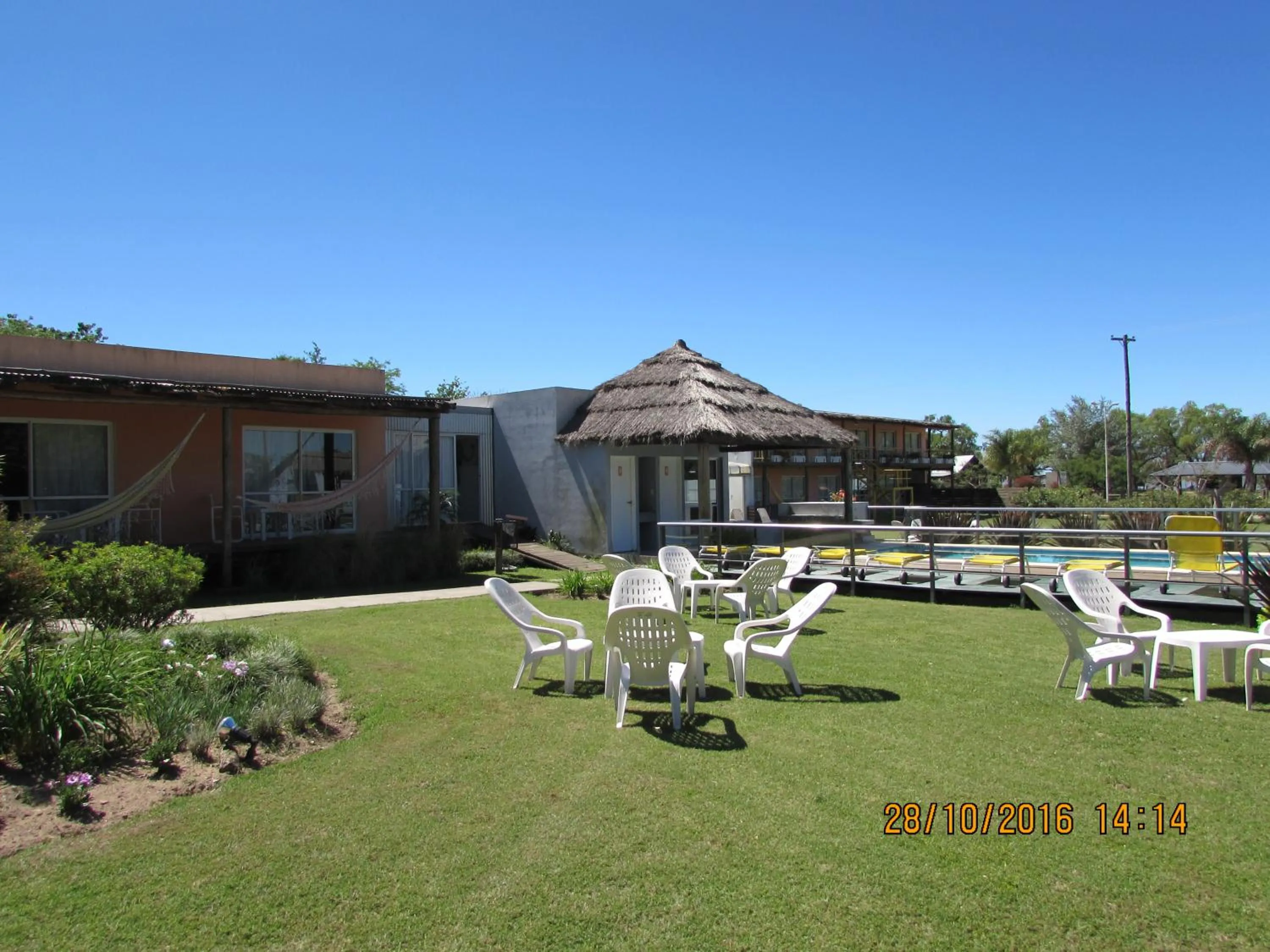Garden view in Punta Ramallo Posada