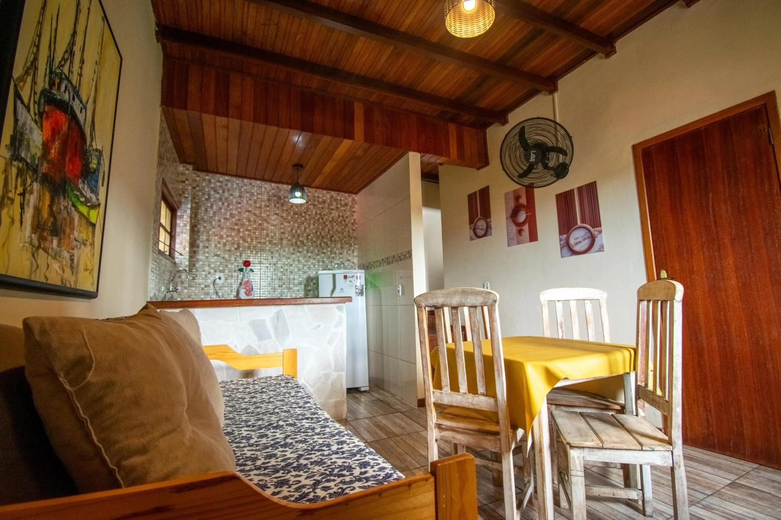 Kitchen or kitchenette in Flats Tartaruga Búzios