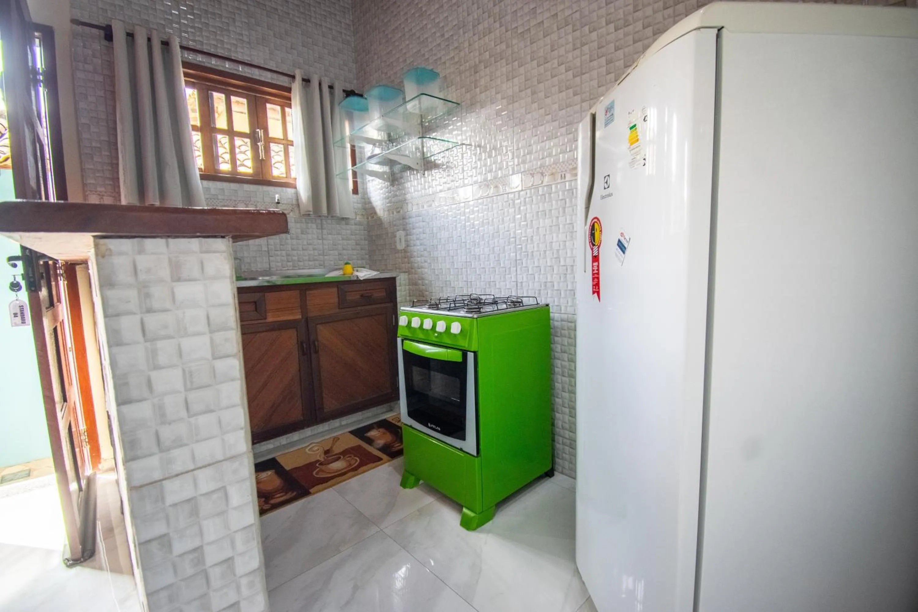 Kitchen or kitchenette in Flats Tartaruga Búzios