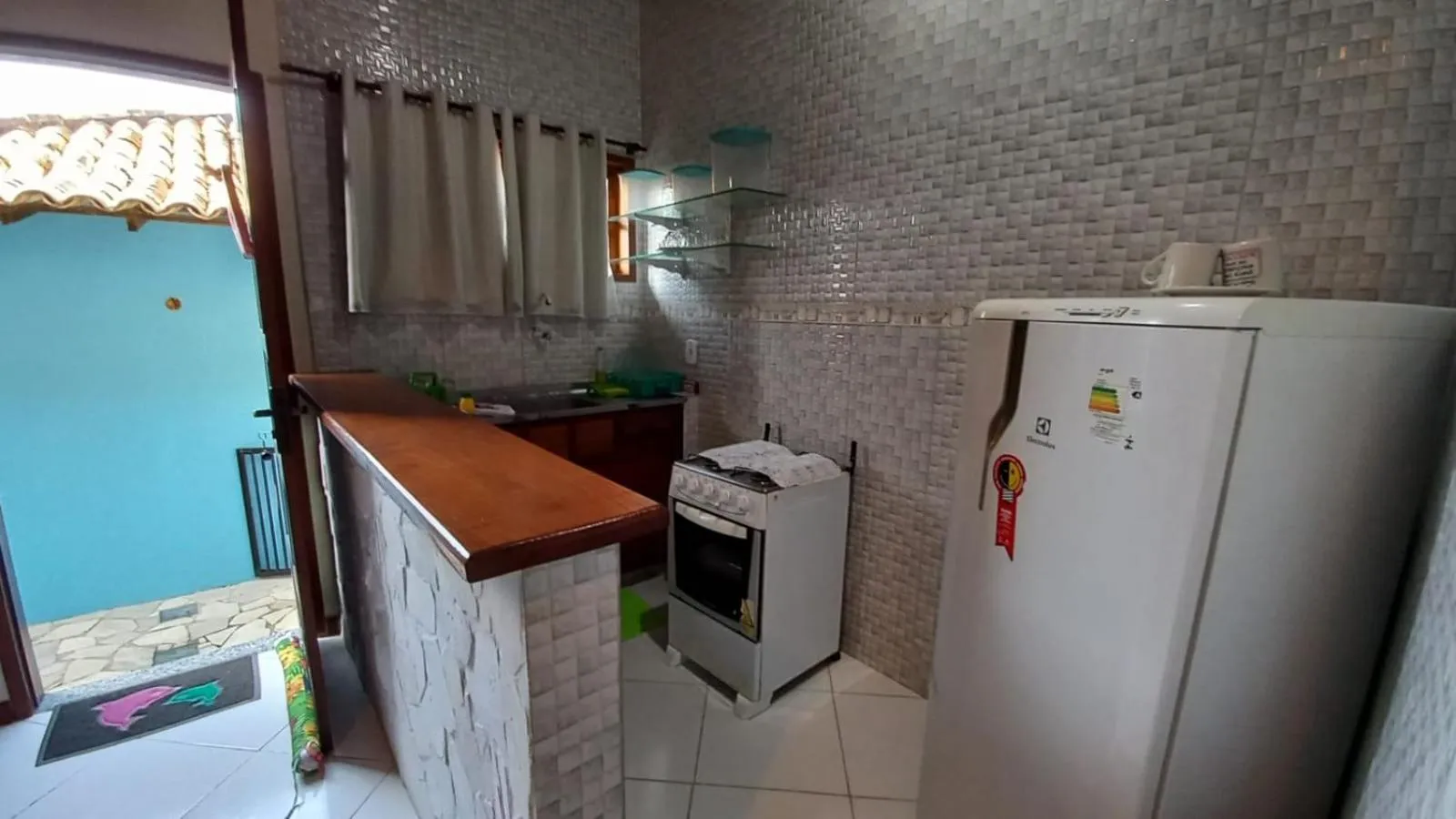 Kitchen or kitchenette in Flats Tartaruga Búzios