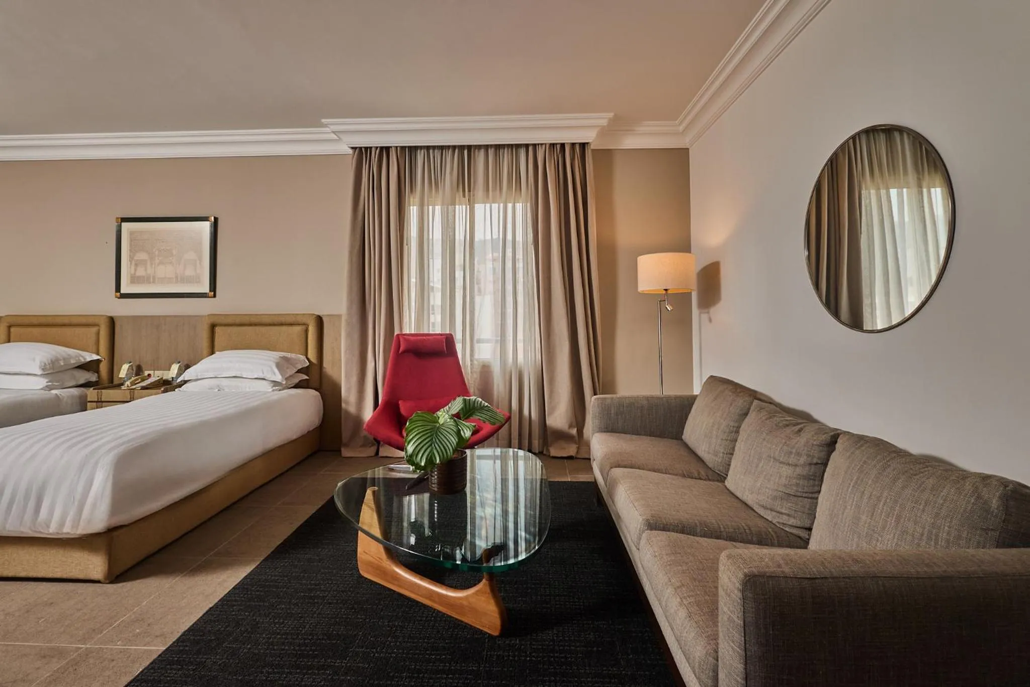 Bed in Portemilio Hotel & Resort