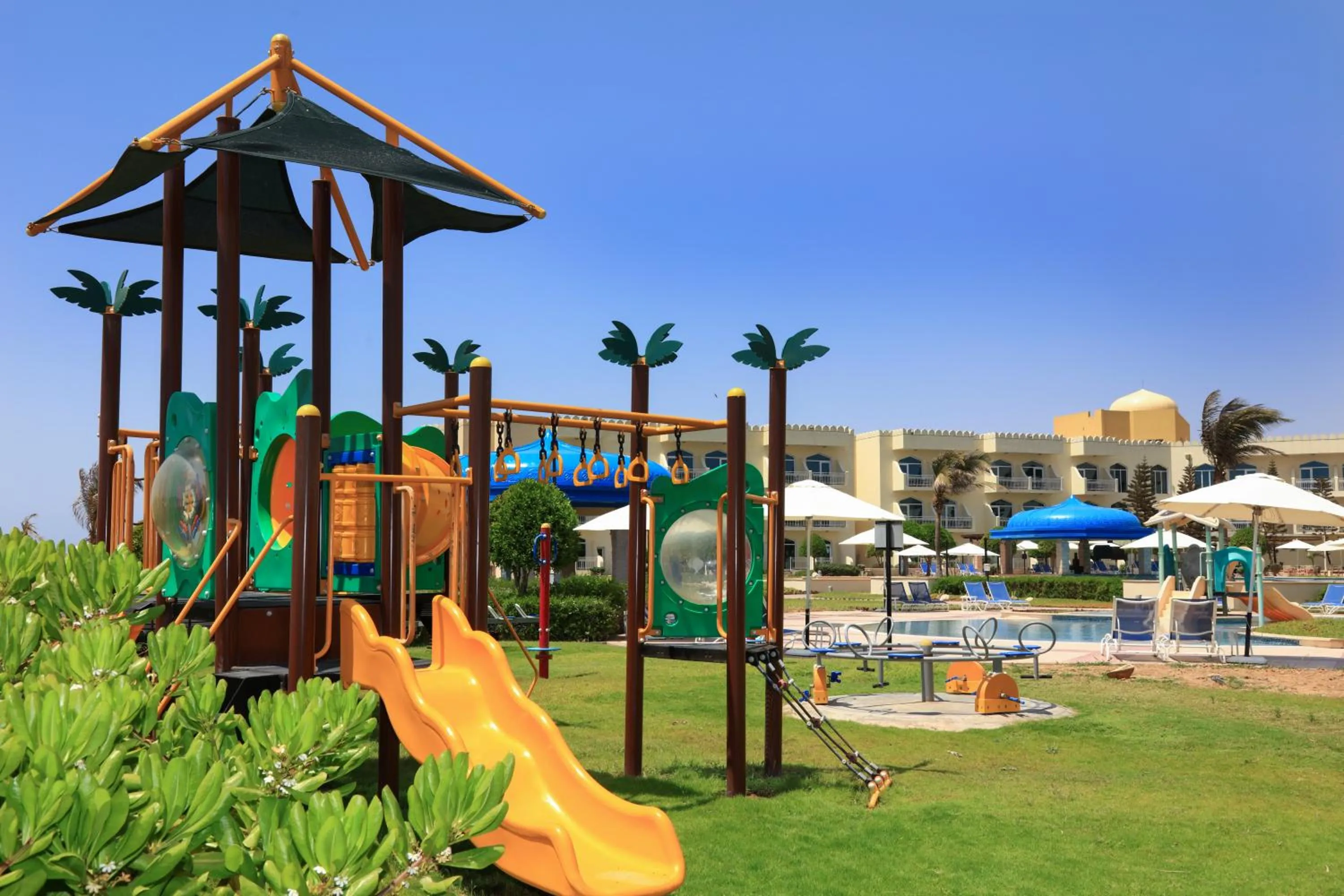Children play ground in Wyndham Garden Salalah Mirbat