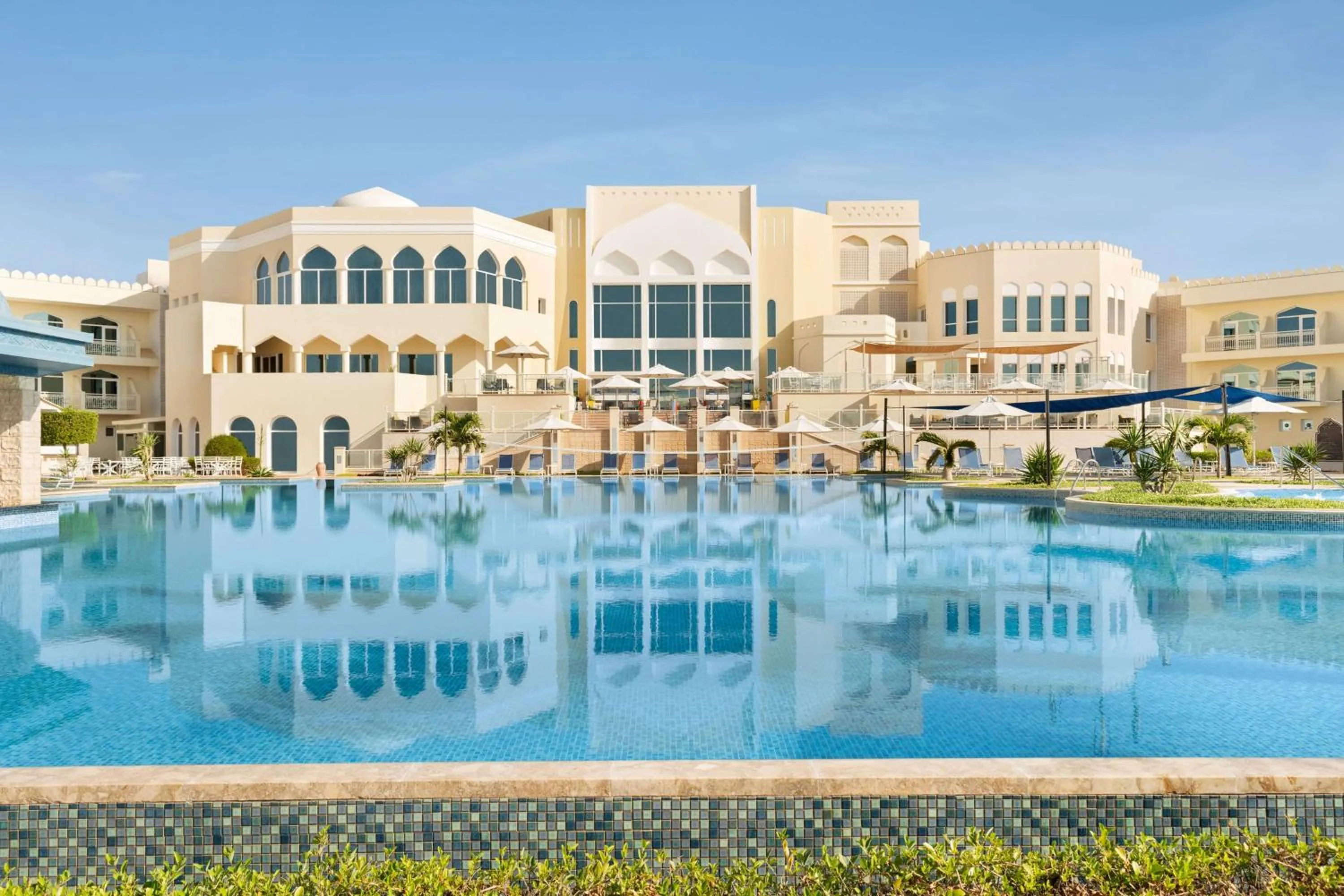 Pool view in Wyndham Garden Salalah Mirbat