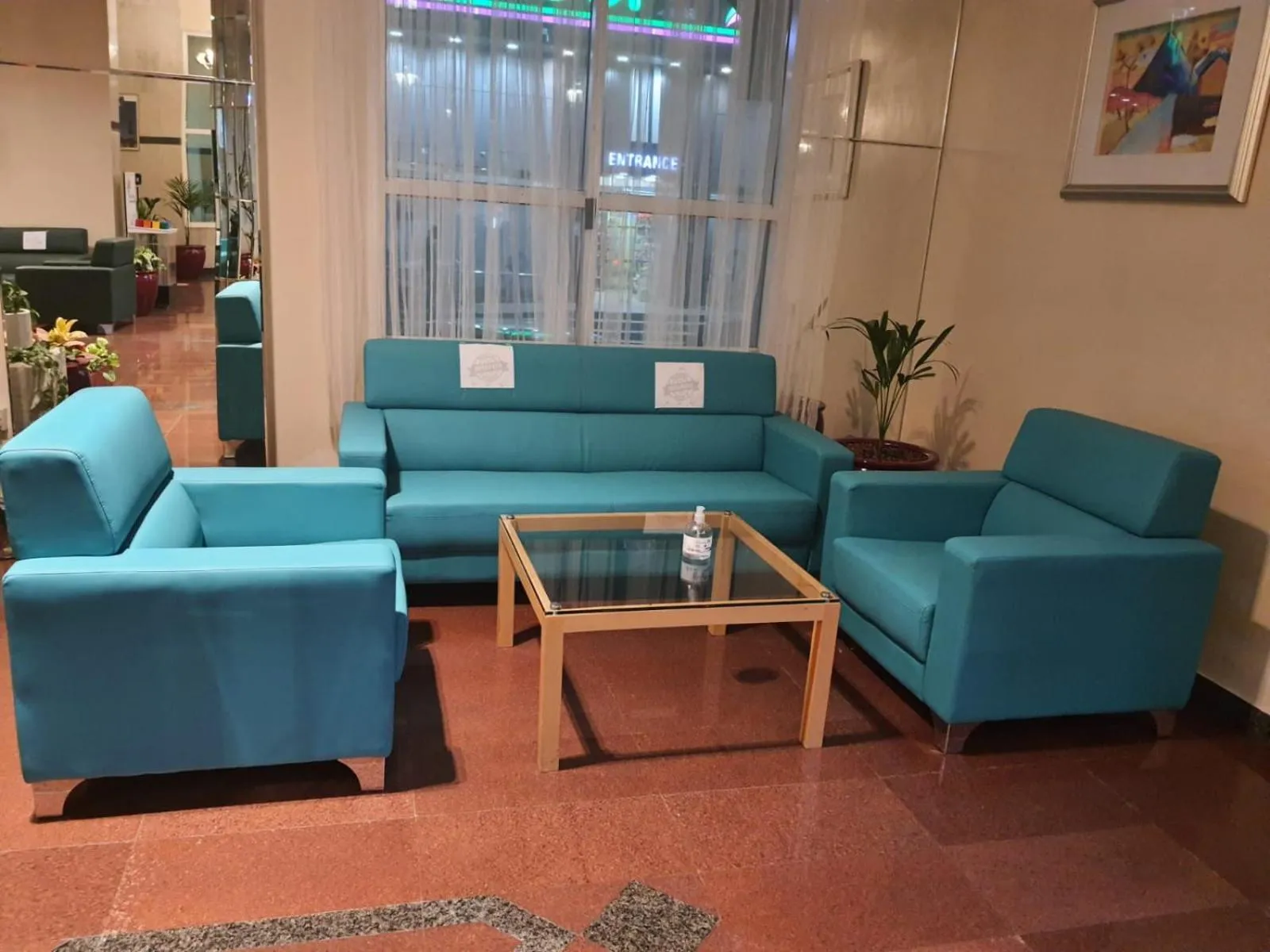 Seating area in Basma Residence Hotel Apartments